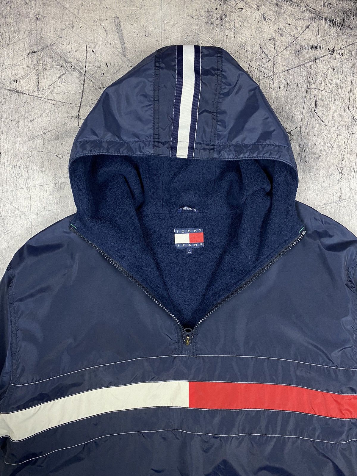 Tommy Hilfiger Vintage Tommy Hilfiger Hype Double Big Logo Jacket Anorak Size US M / EU 48-50 / 2 - 11 Thumbnail
