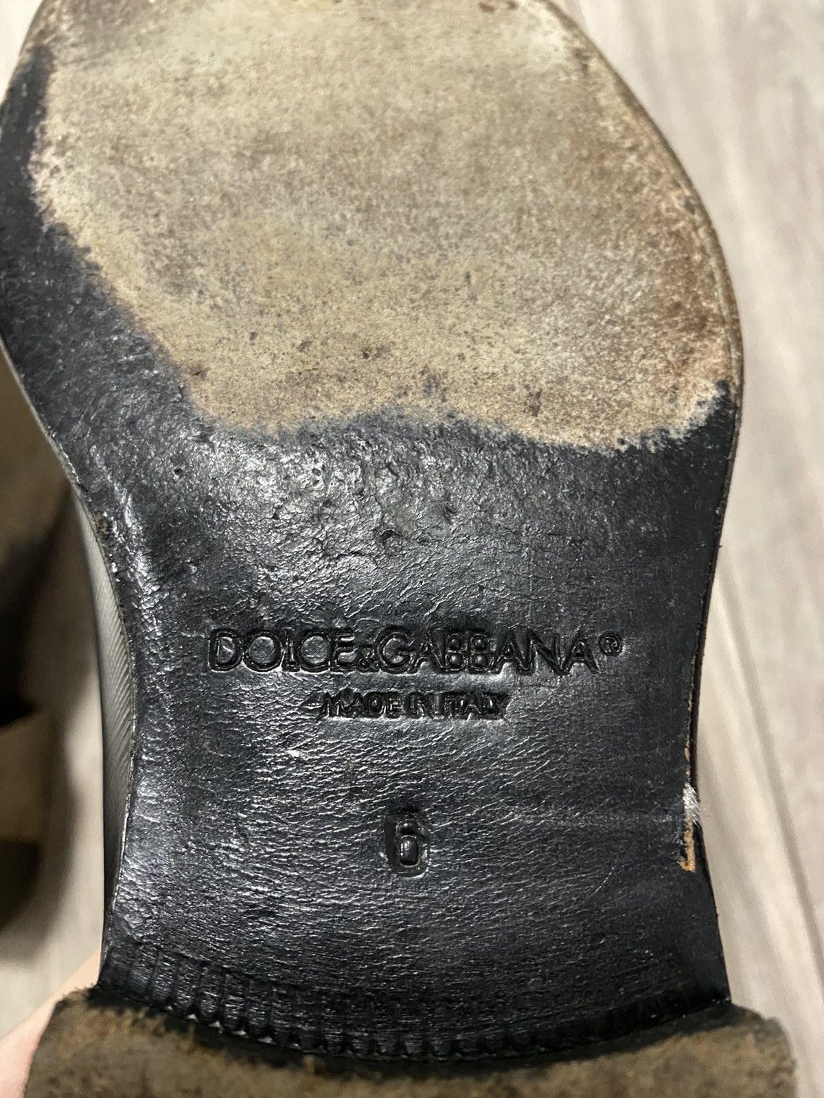 Dolce & Gabbana × Vintage Vintage Shoes Dolce Gabbana D&G Formal Oxfords Derby Loafers Size US 8.5 / EU 41-42 - 9 Thumbnail