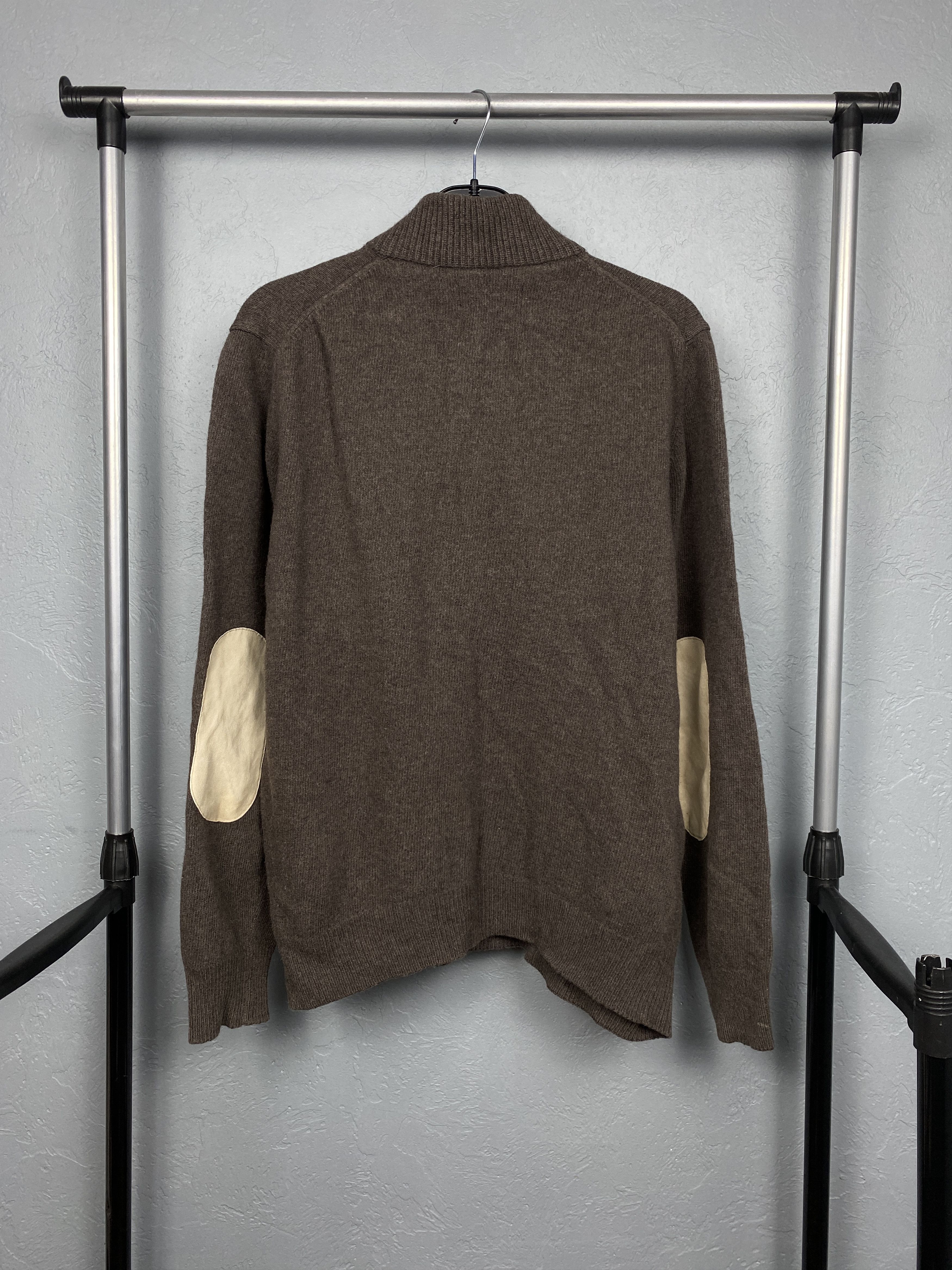 Barbour Barbour Vintage Quarter Zip Wool Knit Mens Sweater Size US L / EU 52-54 / 3 - 8 Thumbnail