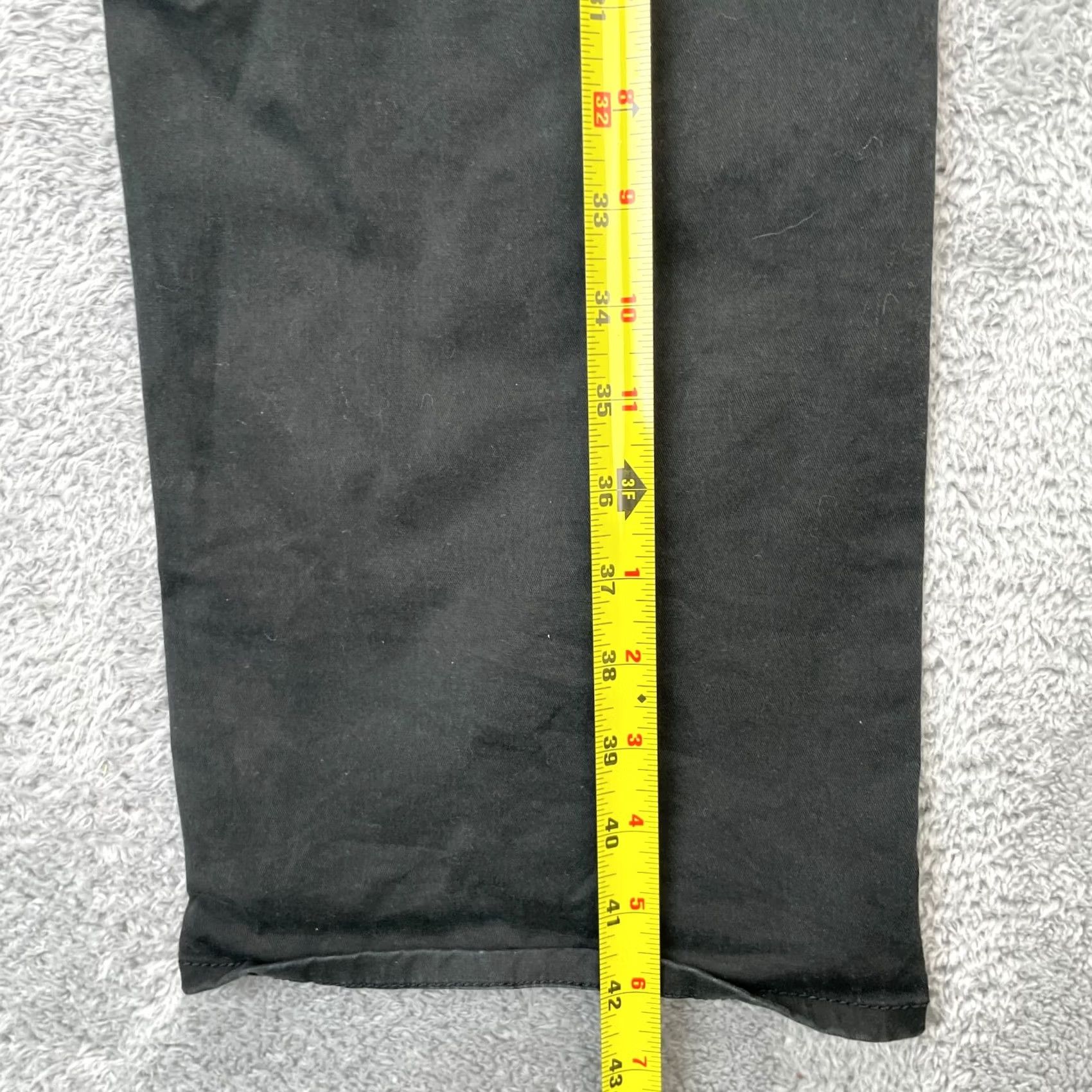 Wrangler VINTAGE Wrangler Pants Mens 40x30 Black Chino Cotton Stretch Straight Fit Dark Wash Size US 40 / EU 56 - 6 Thumbnail