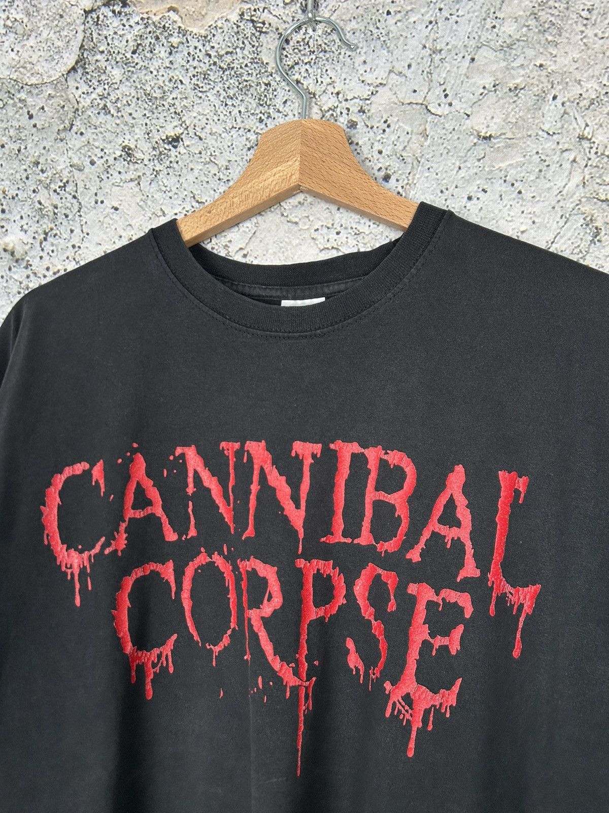 Band Tees Vintage Cannibal Corpse Rock Band Tee Black Metal 90s Rare Size US XL / EU 56 / 4 - 3 Thumbnail
