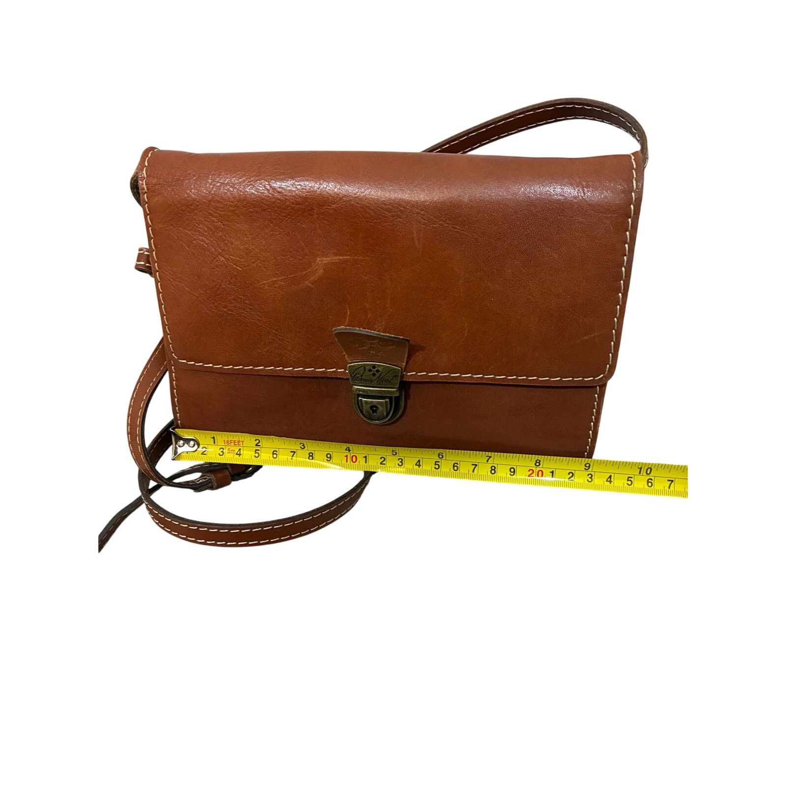 Patricia Nash Patricia Nash Lanza Crossbody Organizer Leather Brown EUC Size ONE SIZE - 6 Thumbnail