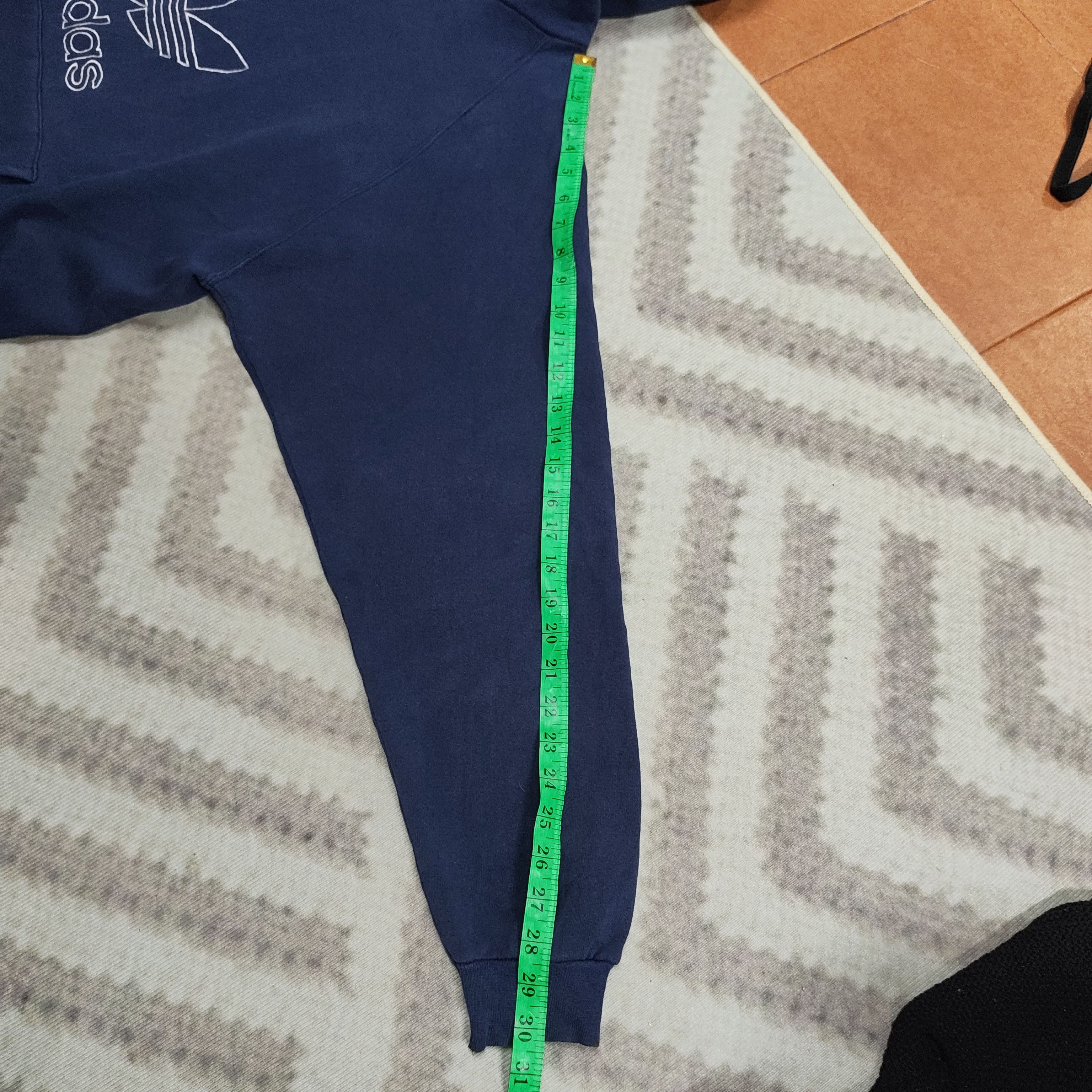 Adidas Vintage 80s/90s ADIDAS Embroidered Trefoil Big Logo Hoodie Size US XL / EU 56 / 4 - 8 Thumbnail