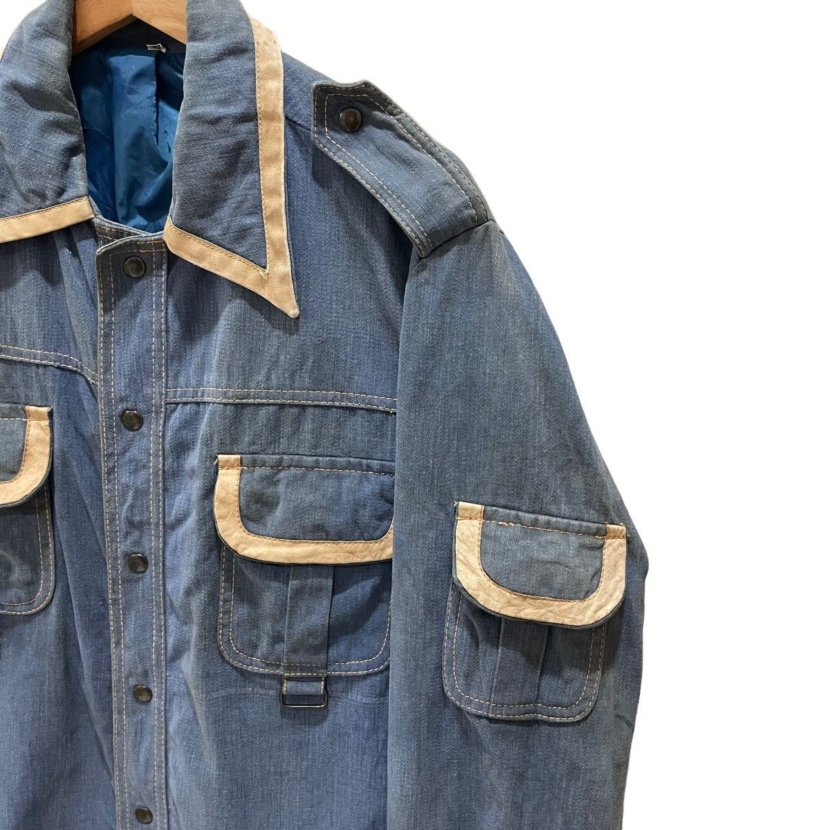 Cowboy Equipment × Vintage Vintage 80s Shelly Sportswear Western Style Denim Jacket Size US M / EU 48-50 / 2 - 4 Thumbnail