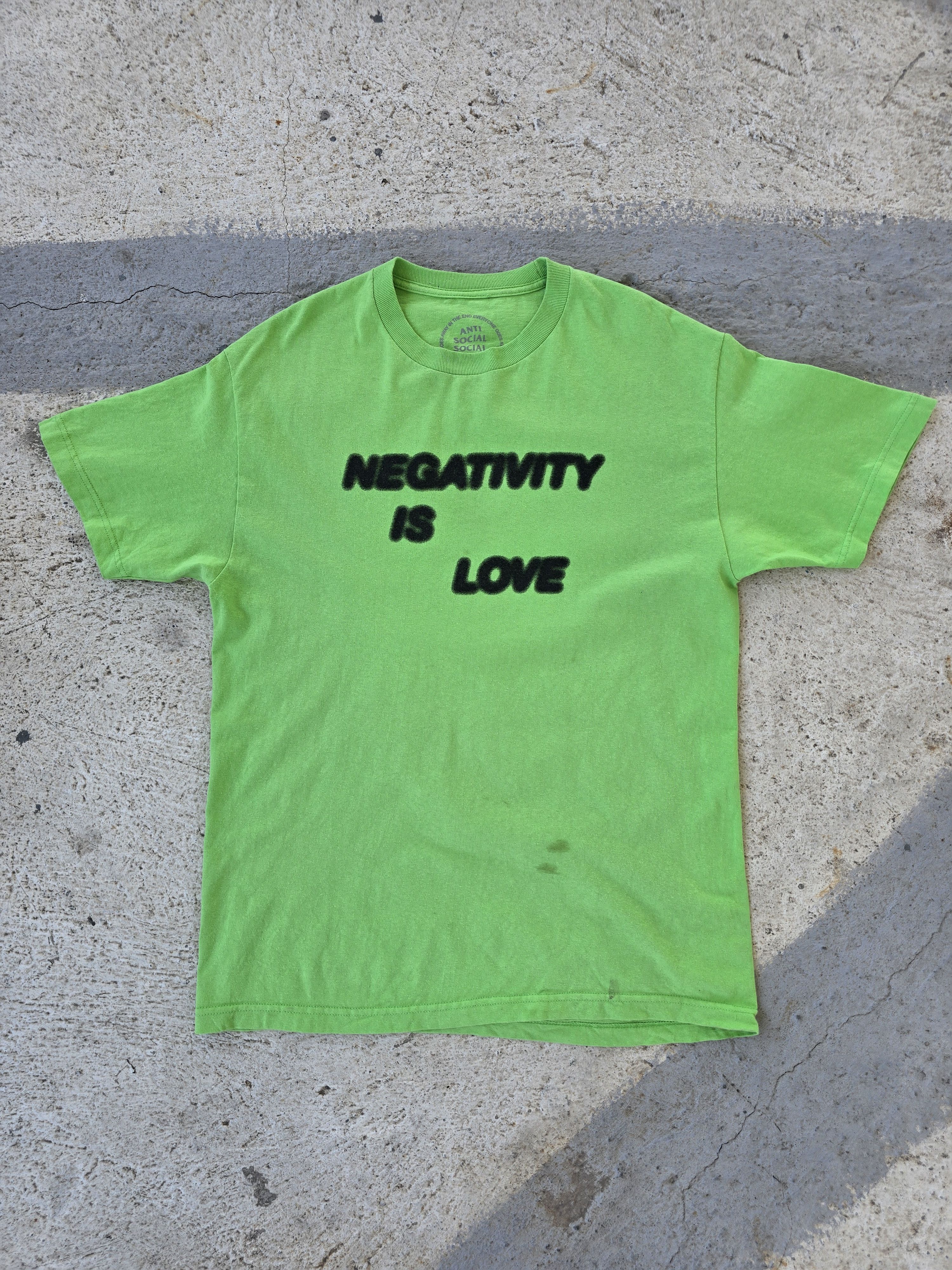 Anti Social Social Club ASSC Negativity is Love Tee Size US L / EU 52-54 / 3 - 1 Thumbnail