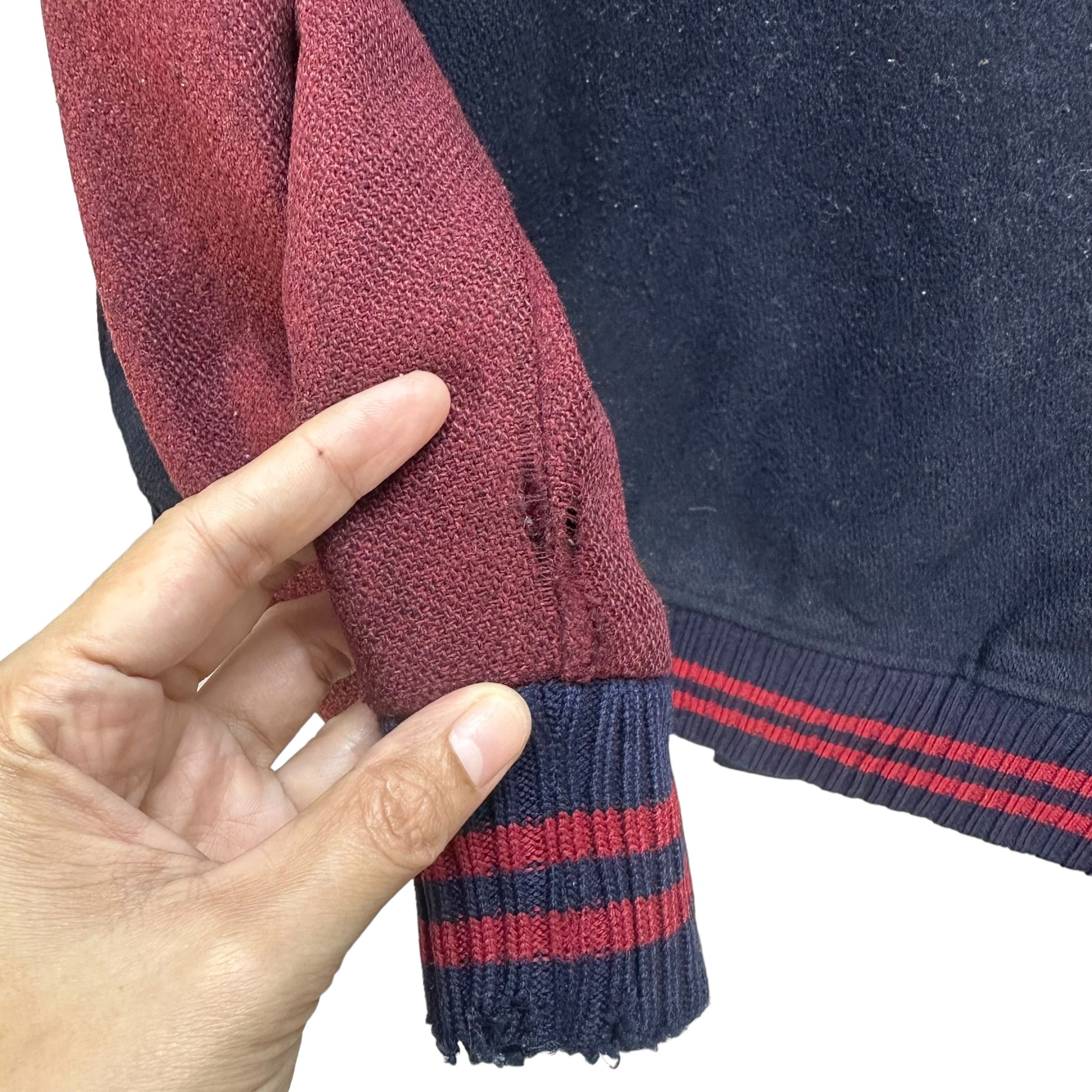 Japanese Brand TRASHED MR. U WOOL VARSITY JACKET #8989-46 Size US L / EU 52-54 / 3 - 13 Thumbnail