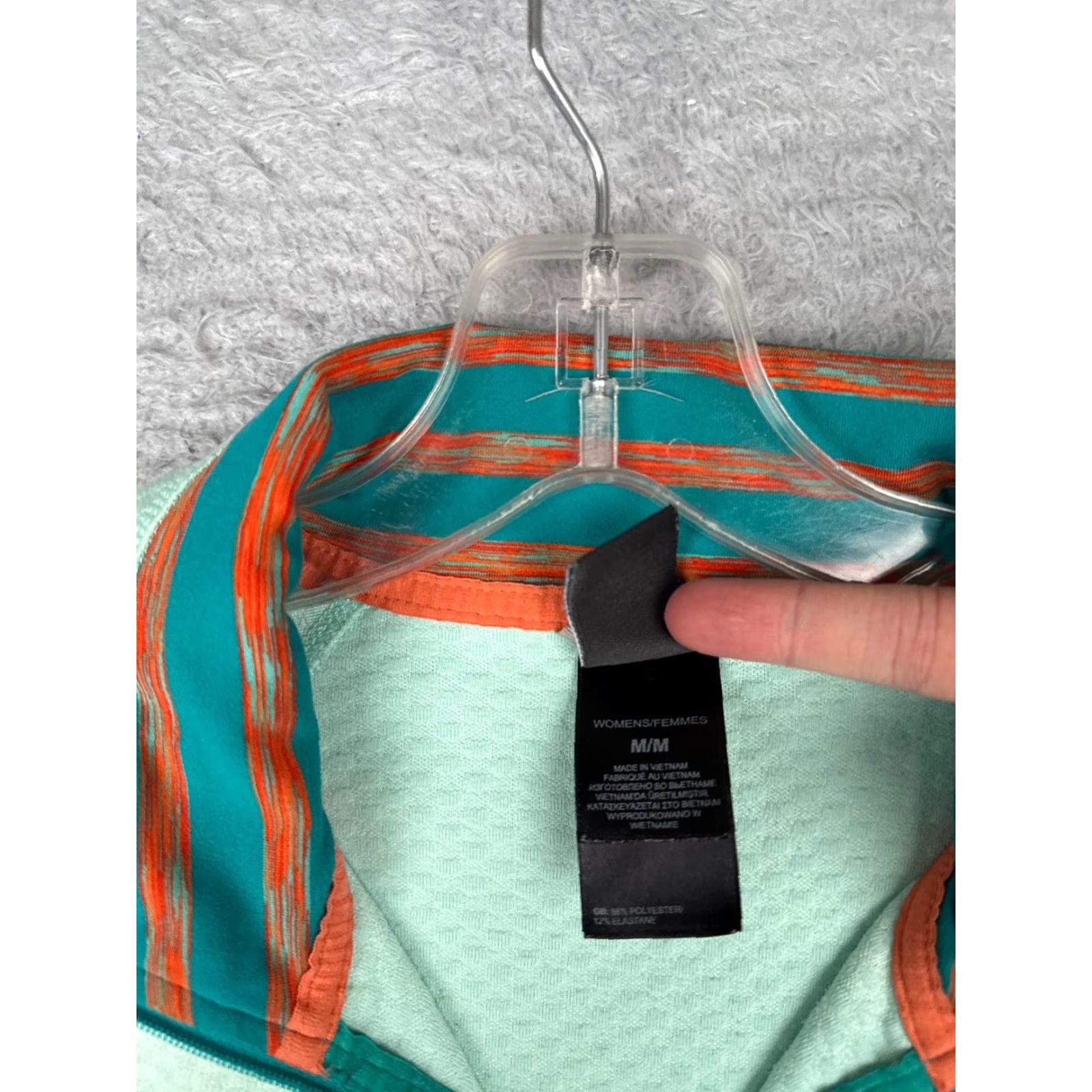 The North Face The North Face Sweatshirt Women M Blue 1/4 Zip Long Sleeve Polyester Blend Logo Pullover Size M / US 6-8 / IT 42-44 - 7 Thumbnail