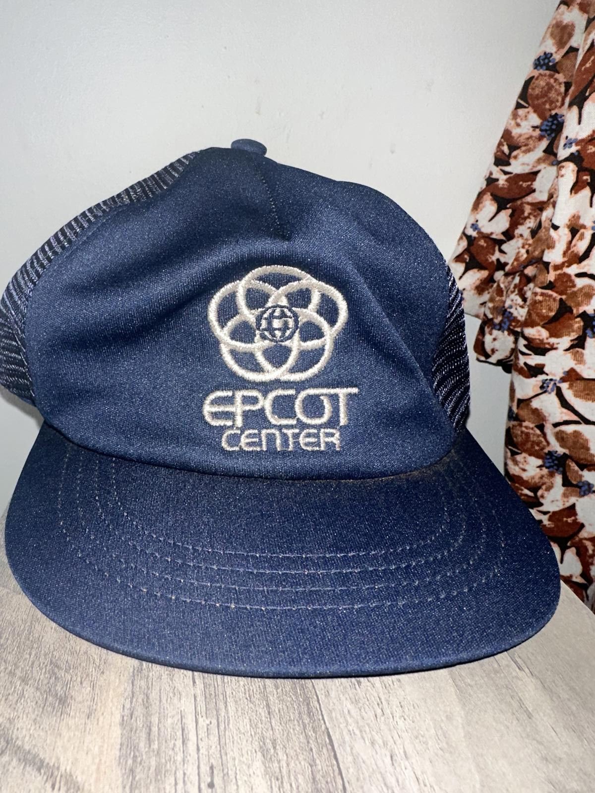 Vintage Disney World Embroidered Epcot Center Trucker Hat