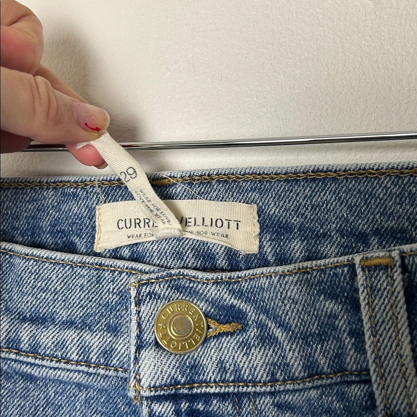 Current/Elliot Current/Elliot Camino Straight Leg Jeans Size 29" - 7 Thumbnail