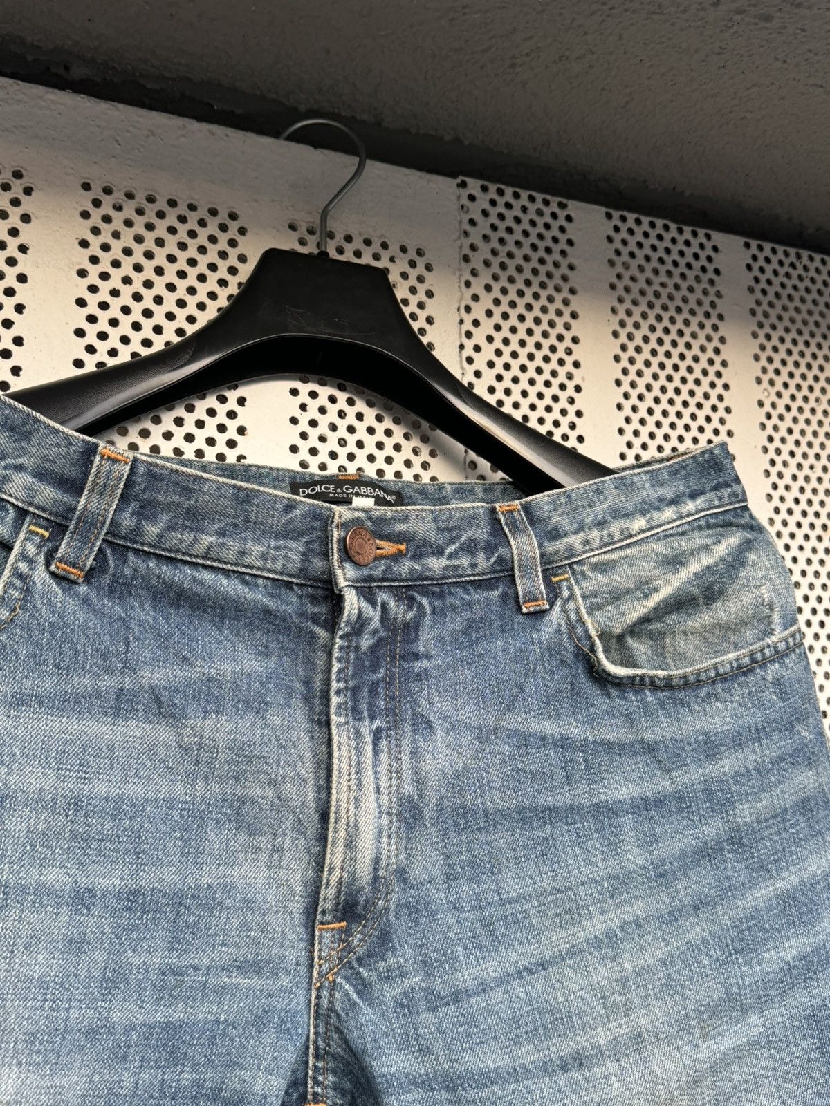 Dolce & Gabbana × Japanese Brand Vintage Dolce&Gabbana Faded Distressed Jeans Pants Size US 34 / EU 50 - 3 Thumbnail