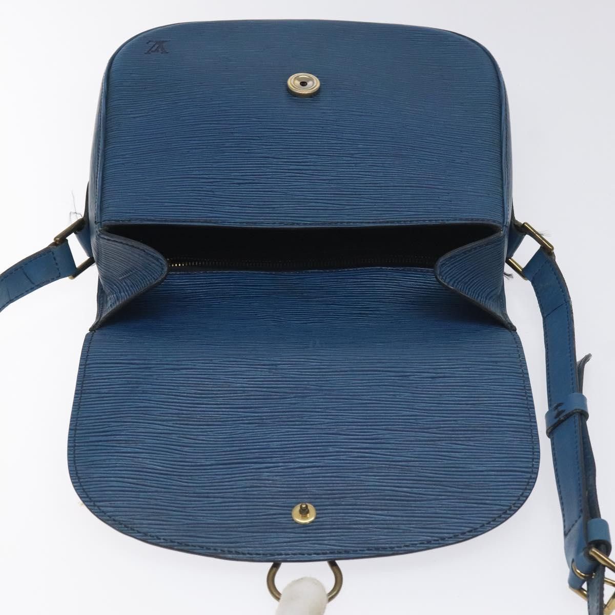 Louis Vuitton LOUIS VUITTON Epi Saint Cloud GM Shoulder Bag Toledo Blue Size ONE SIZE - 15 Thumbnail