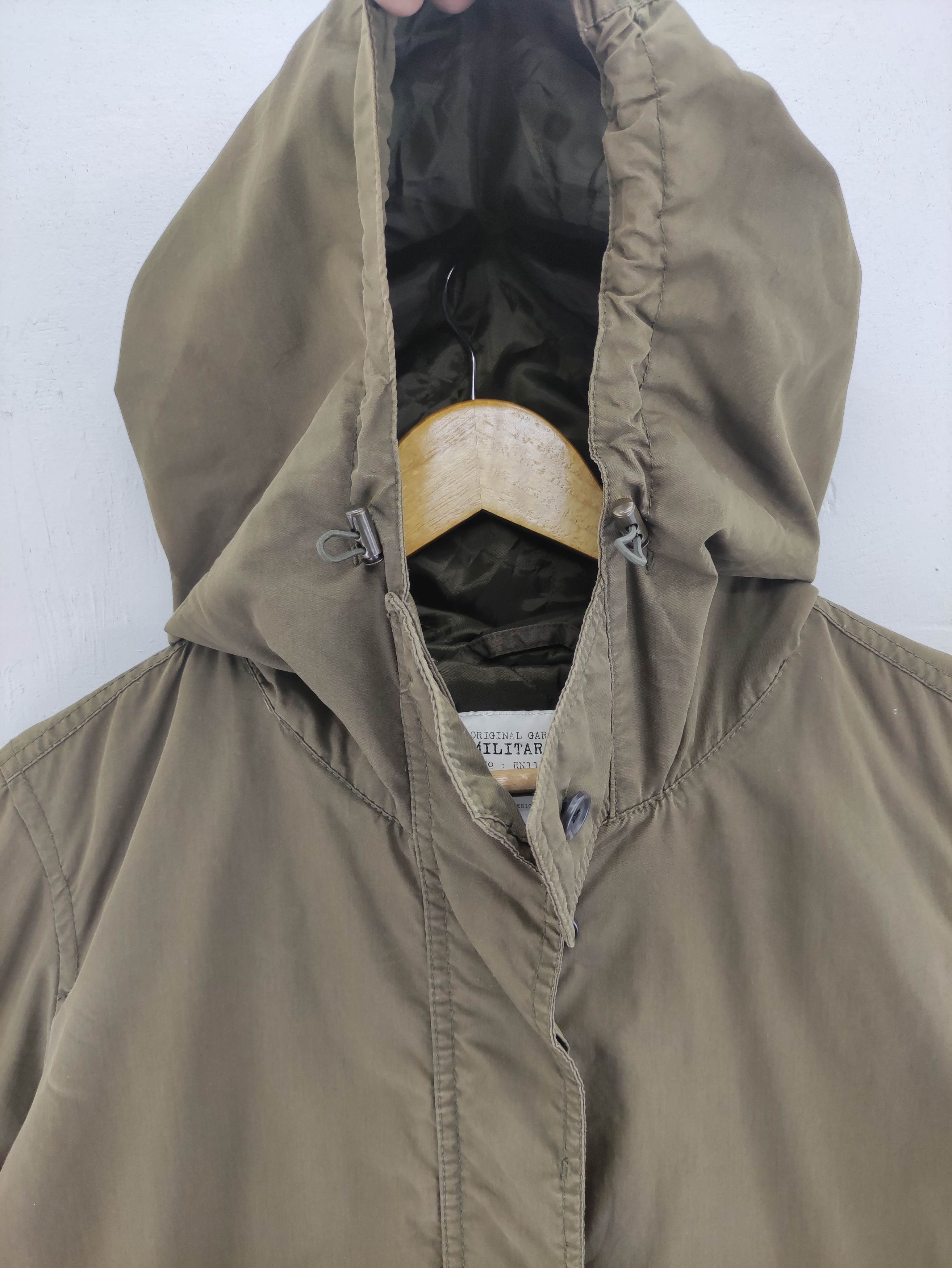Uniqlo Vintage Uniqlo Garment Military Parka Hoodie Jacket Zipper Size US L / EU 52-54 / 3 - 3 Thumbnail