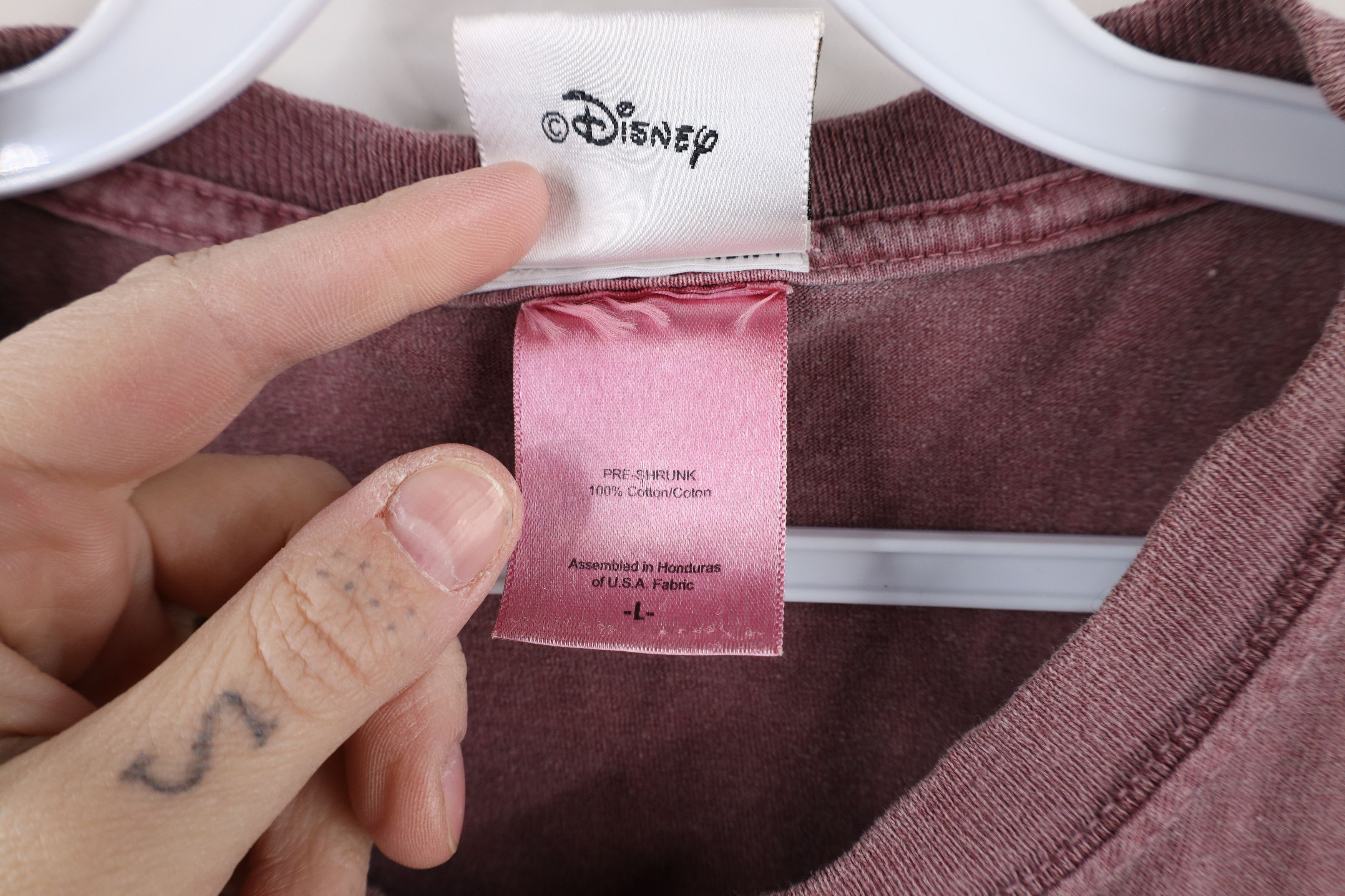 Disney × Vintage Vintage 90s Walt Disney World Tinker Bell Stonewash T-Shirt Size US L / EU 52-54 / 3 - 10 Thumbnail