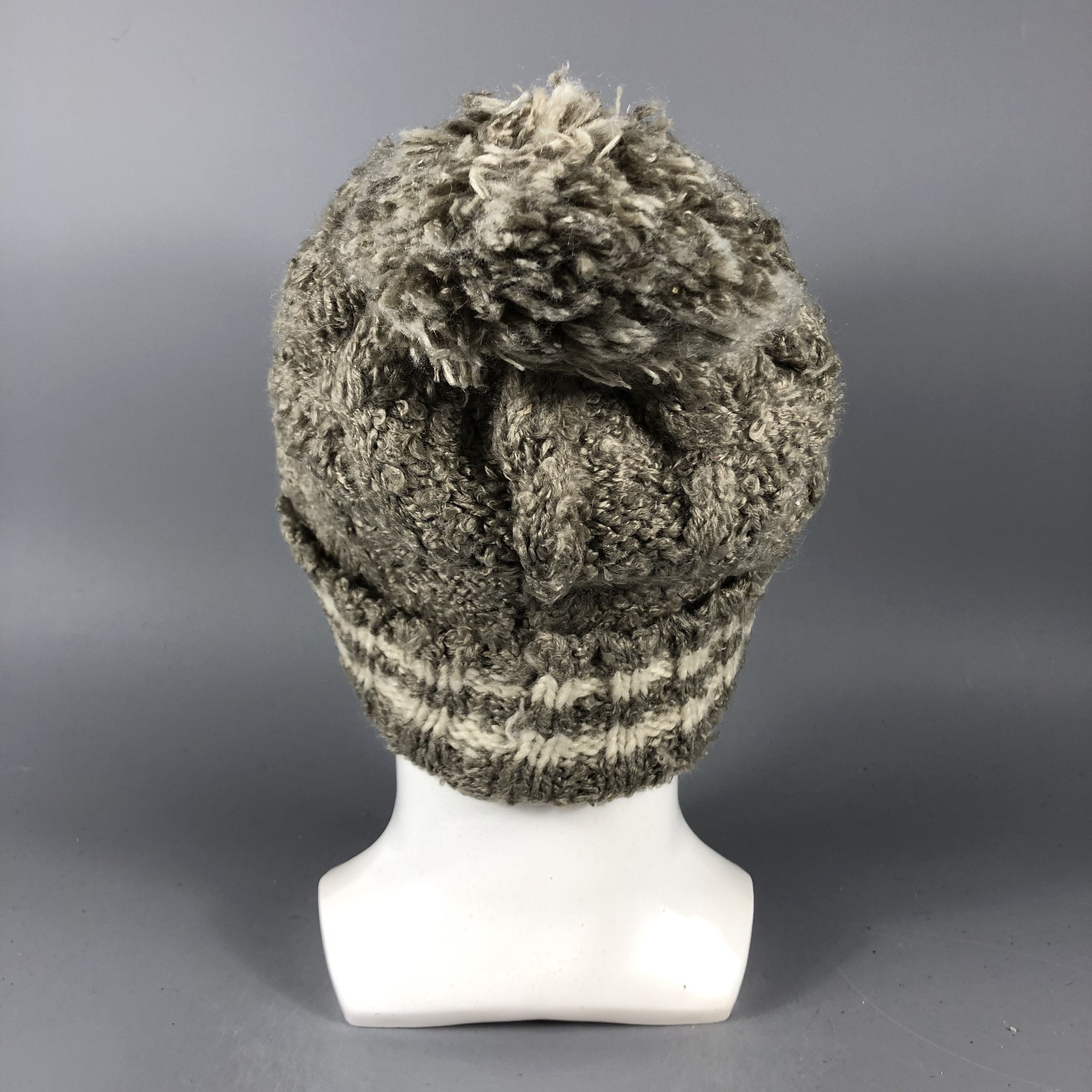 Vintage Vintage Crochet Knit Beanie Snow Hat Snow Cap -D849 Size ONE SIZE - 2 Thumbnail