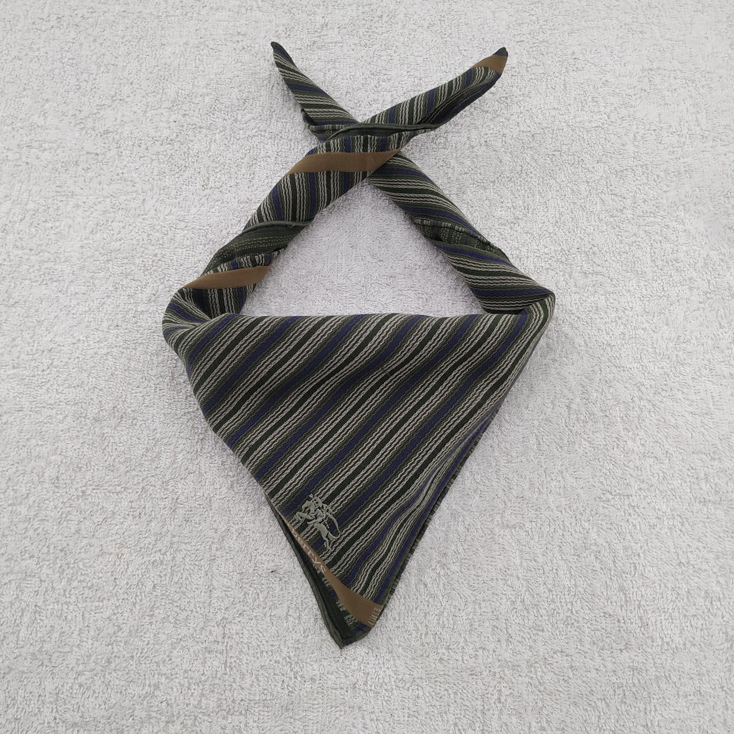 Burberry × Vintage Burberry Bandana / Handkerchief / Neckerchief - S010 Size ONE SIZE - 2 Thumbnail