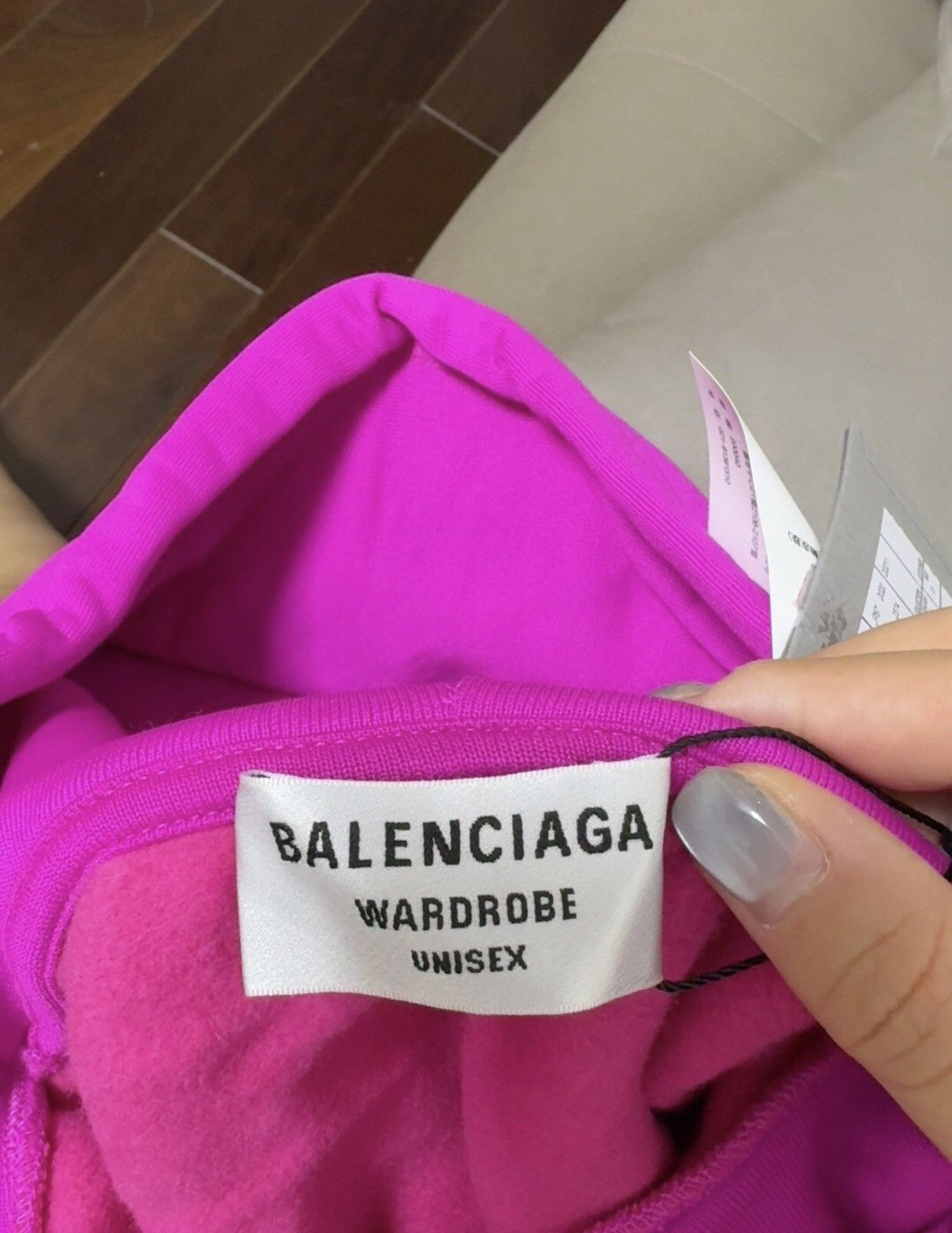 Balenciaga Balenciaga dragon fruit colored hoodie2412-Nextarrow Size S / US 4 / IT 40 - 8 Thumbnail