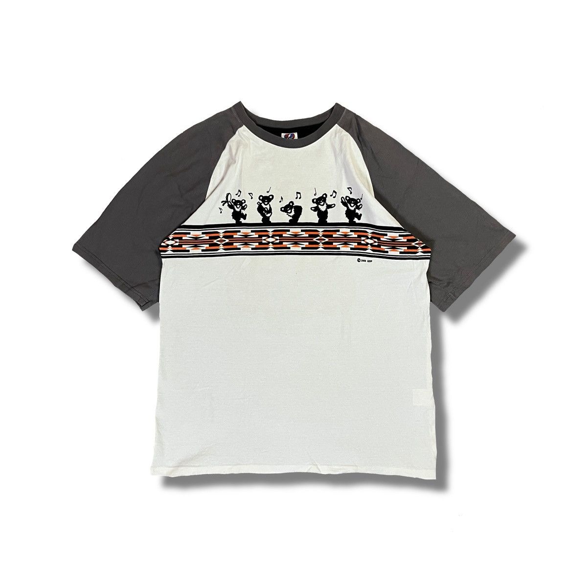 Grateful Dead Vintage 2008 Grateful Dead Tribal Bears Graphic Raglan Tee Size US XXL / EU 58 / 5 - 1 Thumbnail