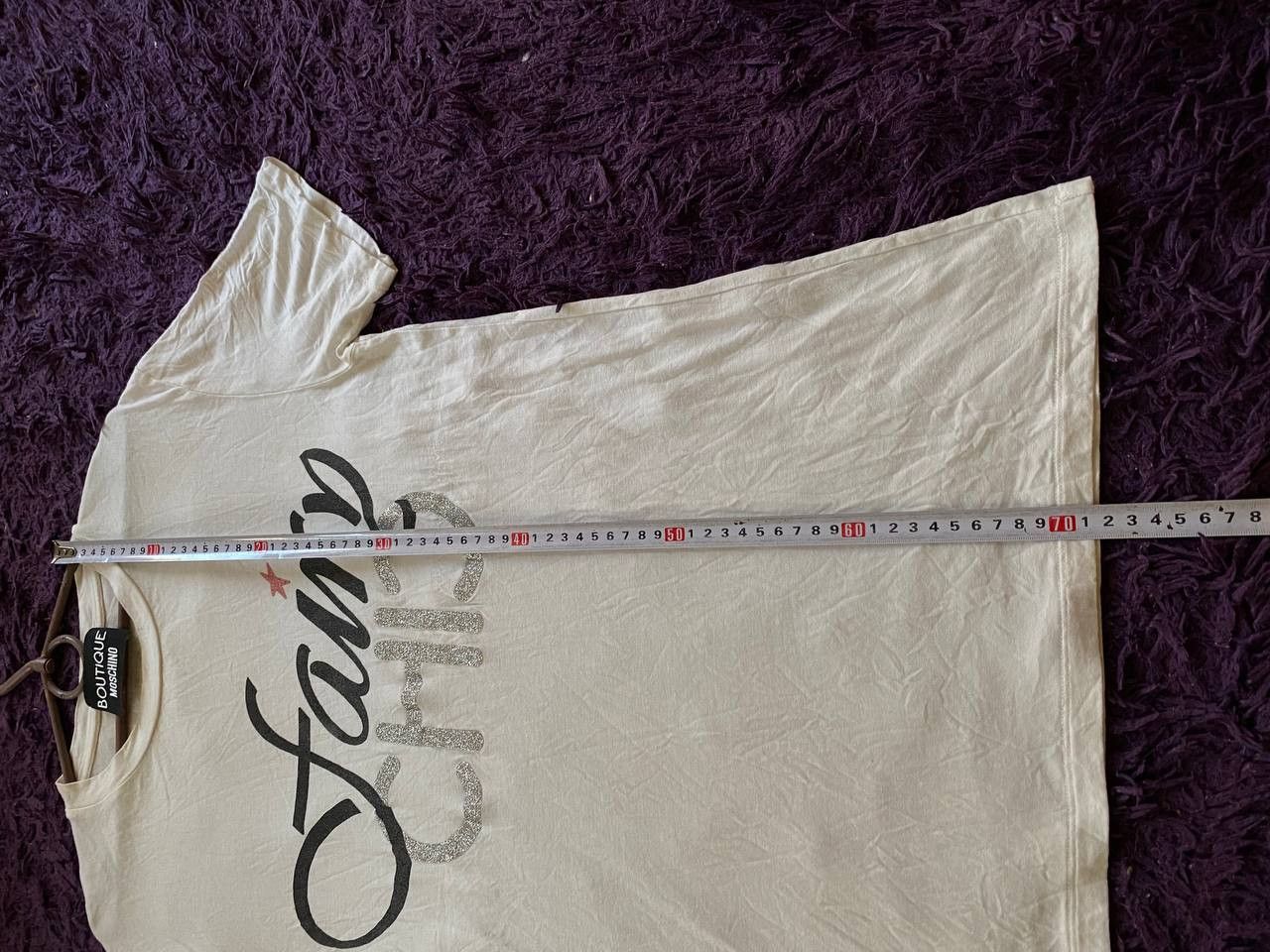 Moschino Moschino Couture Distressed Big Logo Print T-Shirt Size US S / EU 44-46 / 1 - 3 Thumbnail