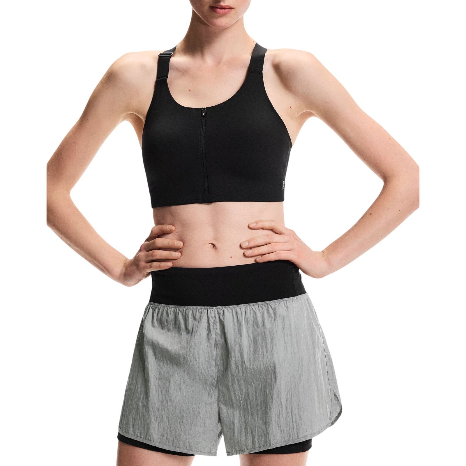 On On Running Performance Volt Grey Shorts Women - Size S - New Size 26" / US 2 / IT 38 - 2 Thumbnail