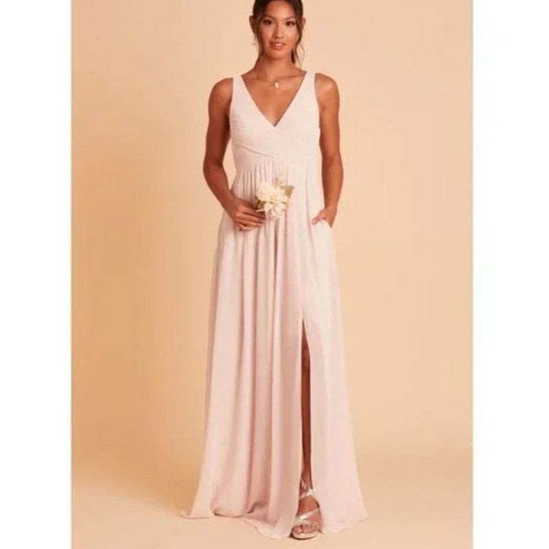 Birddogs Birdy Grey Laurie Empire Bridesmaid Maxi Dress M Formal Size M / US 6-8 / IT 42-44 - 1 Thumbnail