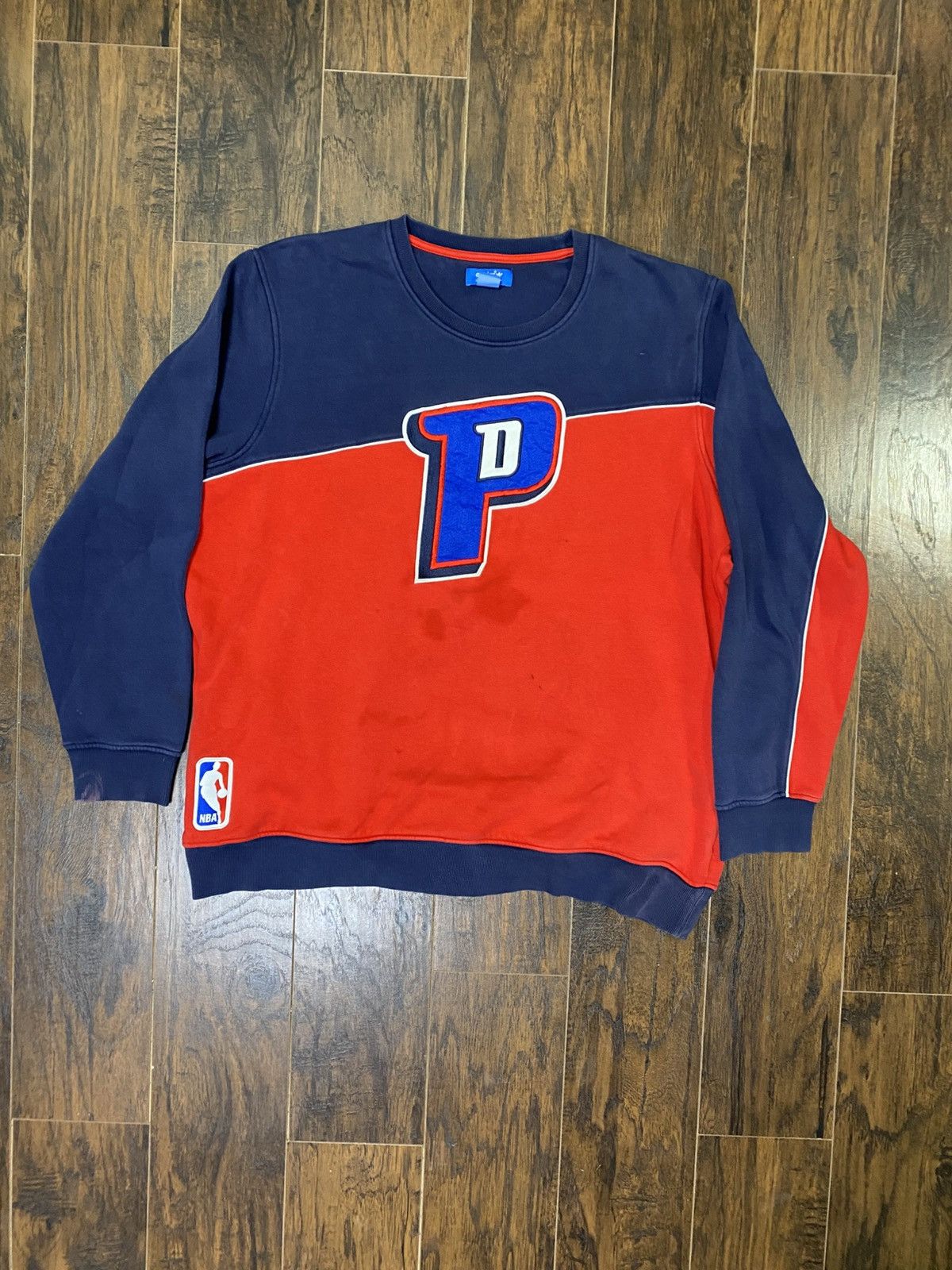 Adidas Y2K Detroit Pistons Adidas Sweatshirt Size US XXL / EU 58 / 5 - 1 Thumbnail
