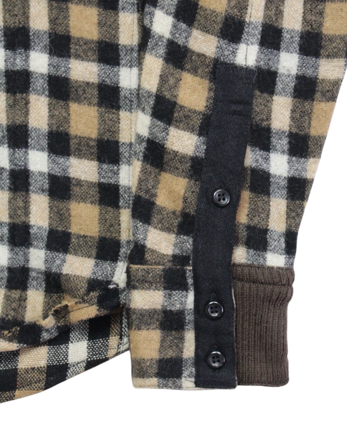 If Six Was Nine AW2013 PPFM “EASTERN ROCK” EMBROIDERED PLAID ZIP HOOD JACKET Size US L / EU 52-54 / 3 - 6 Thumbnail