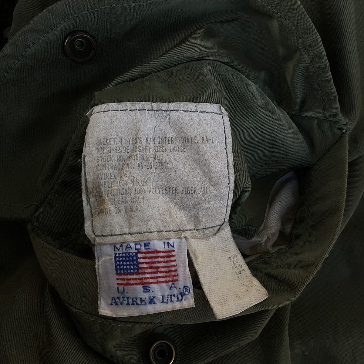 Avirex Vintage Avirex Reversible MA-1 Bomber Flight Jacket Size US L / EU 52-54 / 3 - 3 Thumbnail