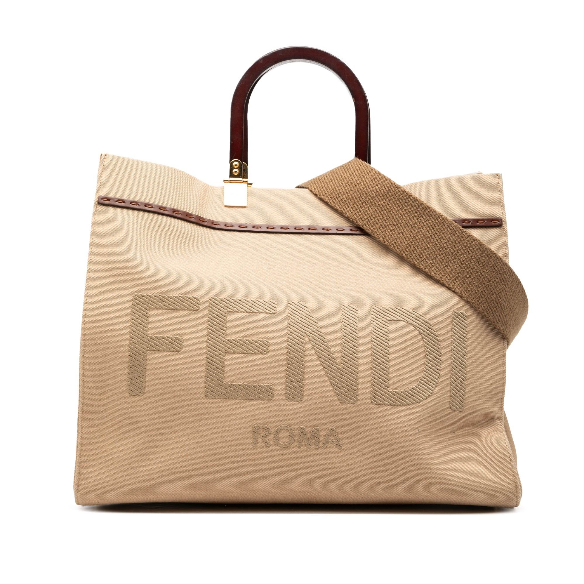 Fendi Medium Canvas Sunshine Shopper Tote Size ONE SIZE - 1 Thumbnail