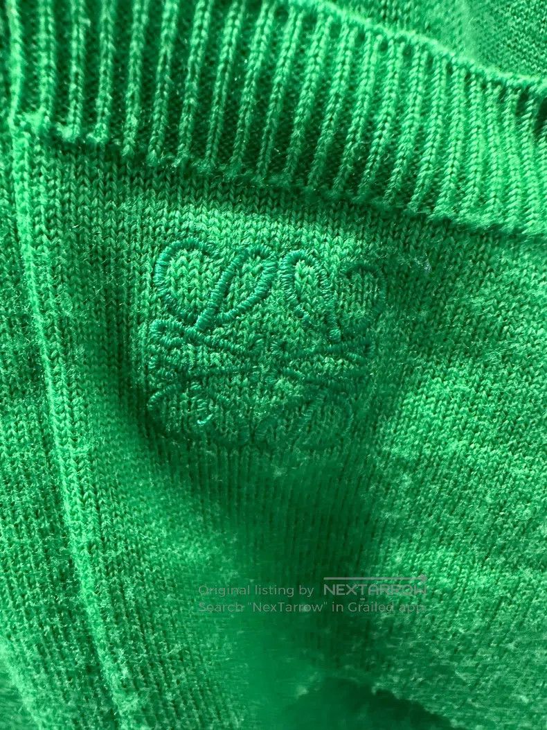 Loewe Loewe Embroidered Logo Wool Sweater Size S / US 4 / IT 40 - 3 Thumbnail