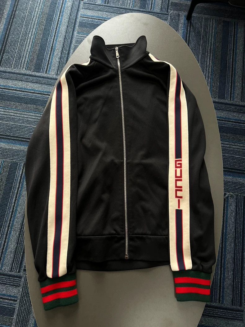 Gucci Gucci Side Logo Zipper Stand-Coll Jacket School Uniform 250 Size US M / EU 48-50 / 2 - 1 Thumbnail