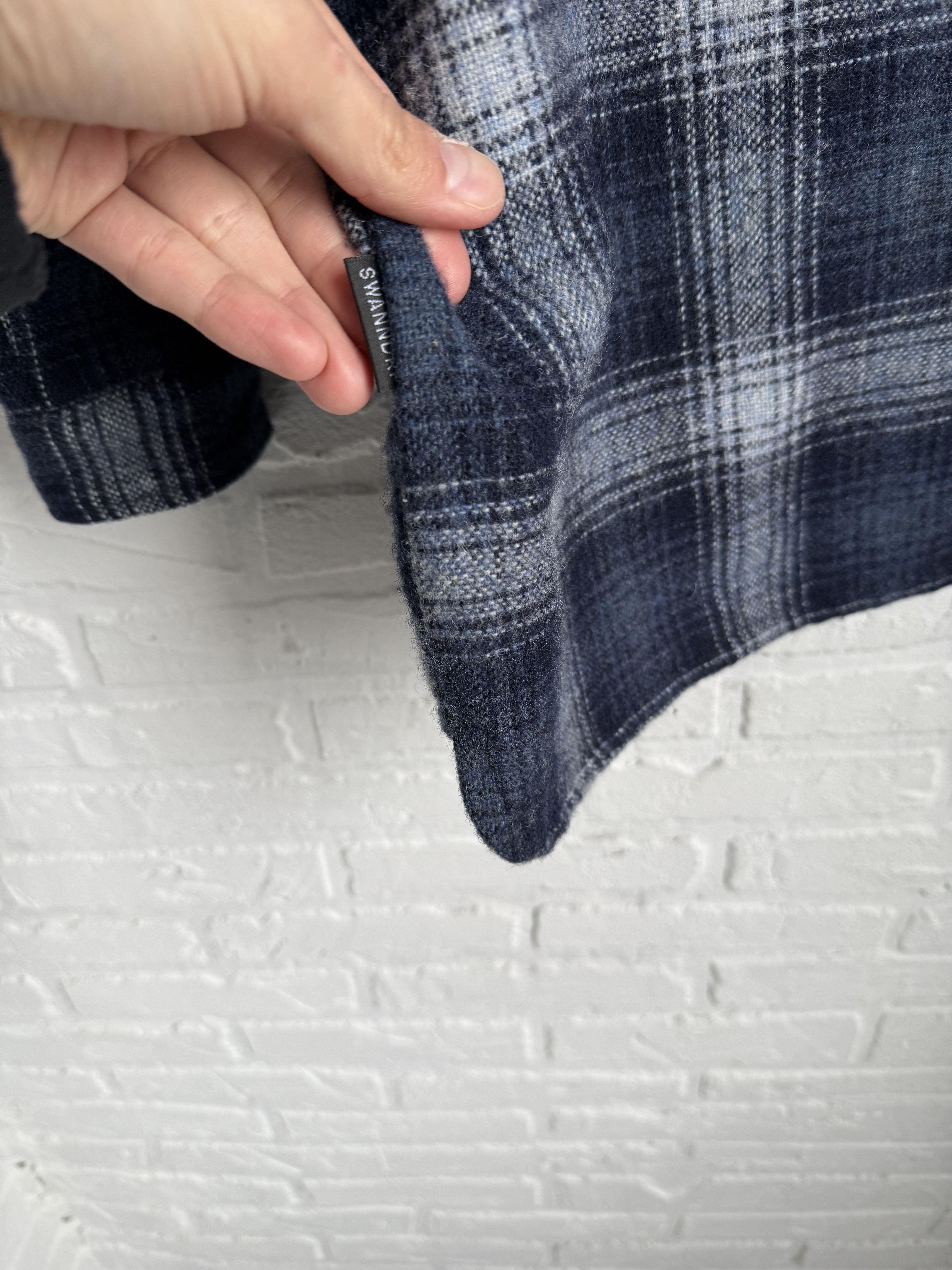 Other Vintage Swanndri Wool Shirt jacket Blue Plaid Overshirt Size US S / EU 44-46 / 1 - 8 Thumbnail