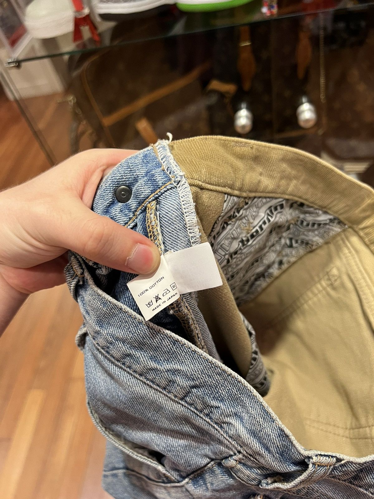 Number (N)ine Number (n)ine hybrid paint splatter denim corduroy pants Size US 30 / EU 46 - 9 Thumbnail