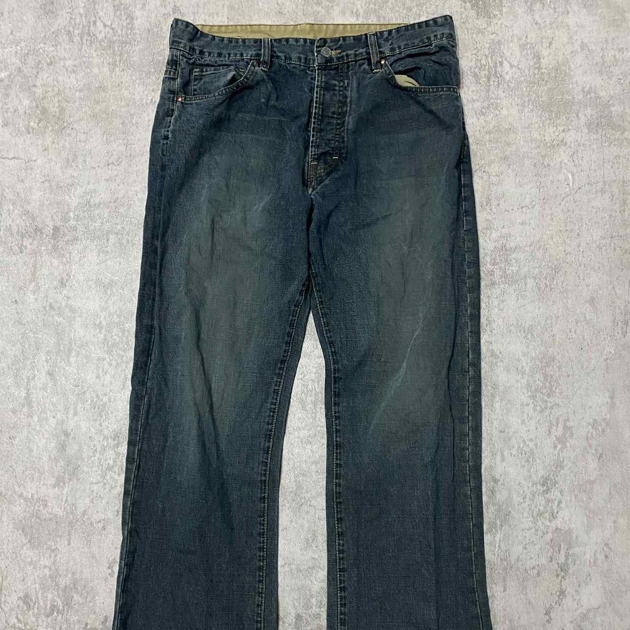 Other Black and grey Y2K style flare jeans with a faded effect Size US 32 / EU 48 - 3 Thumbnail