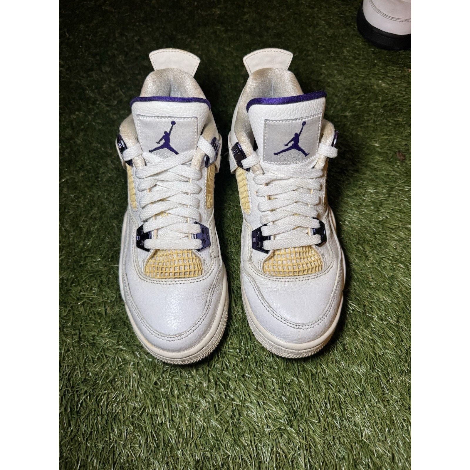 Jordan Brand Air Jordan 4 Retro Purple Metallic 2020 Size 6 Youth / 7.5 W Size US 6 / EU 39 - 4 Thumbnail