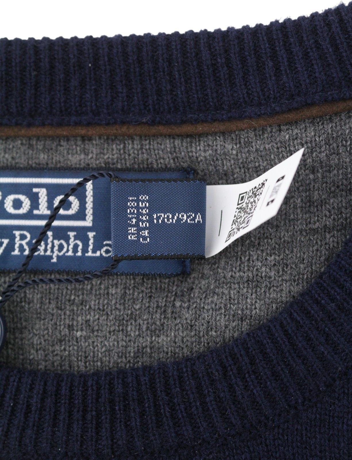 Ralph Lauren Dark Blue S Wool Tight Knit Crew Pullover 86946 Size US S / EU 44-46 / 1 - 11 Thumbnail