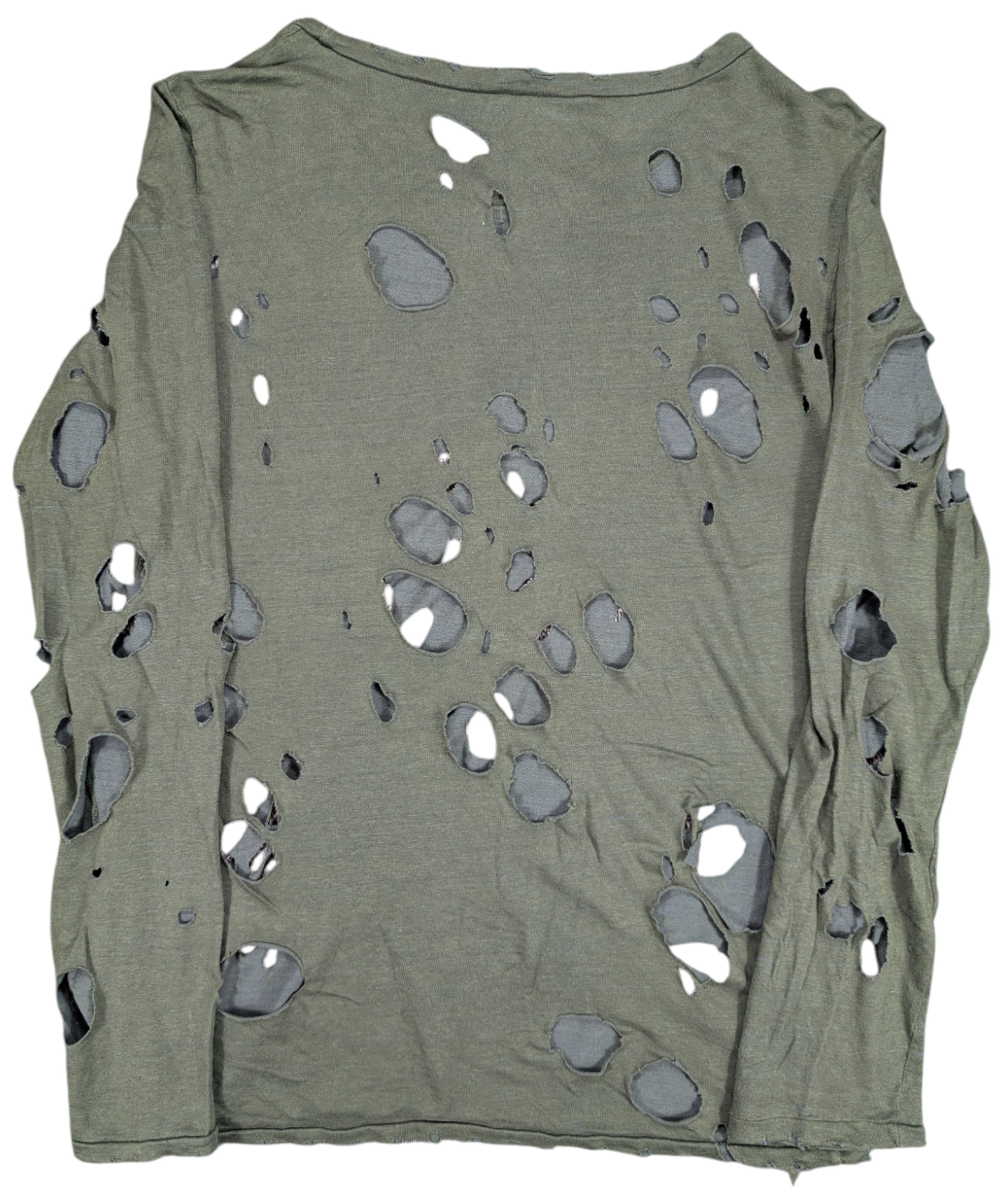 Balmain Balmain SS10 Bullet Ripped Distressed Decarnin Thermal Size US S / EU 44-46 / 1 - 2 Thumbnail