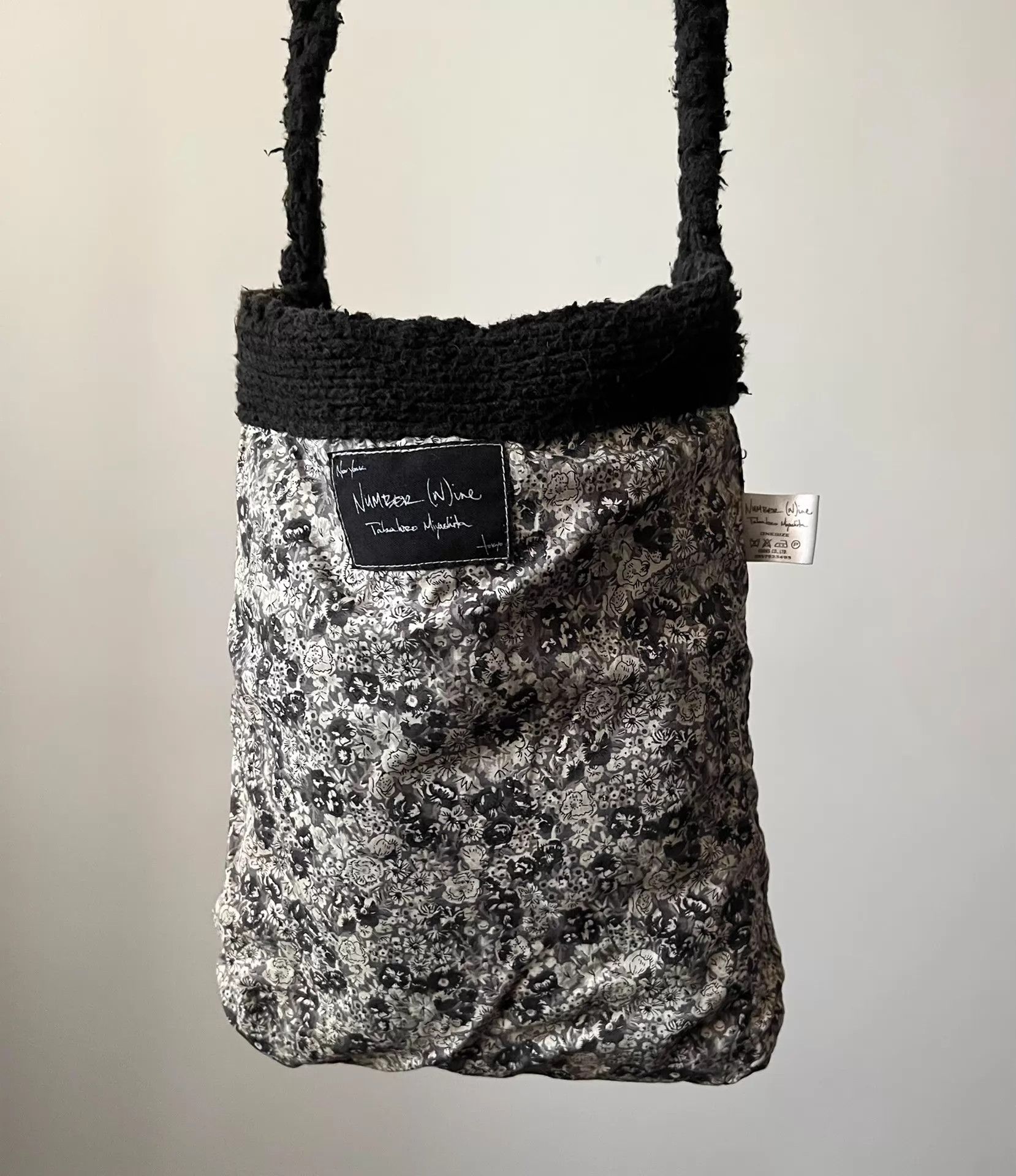 Number (N)ine Number (N)ine 03AW Grunge Knit Crossbody Bag Size ONE SIZE - 4 Thumbnail