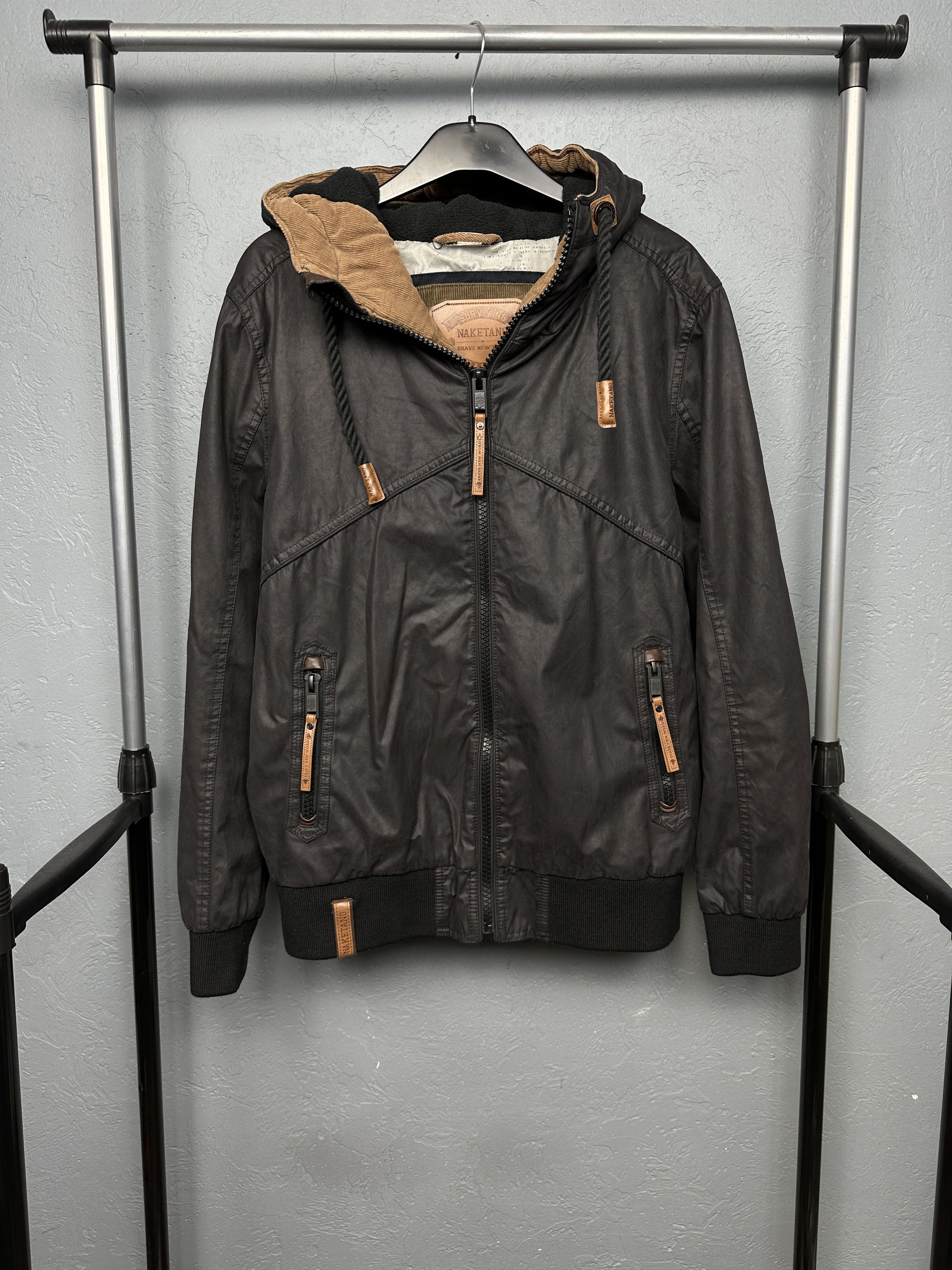 Naketano Naketano Mens Hooded Insulated Jacket Size US L / EU 52-54 / 3 - 1 Thumbnail