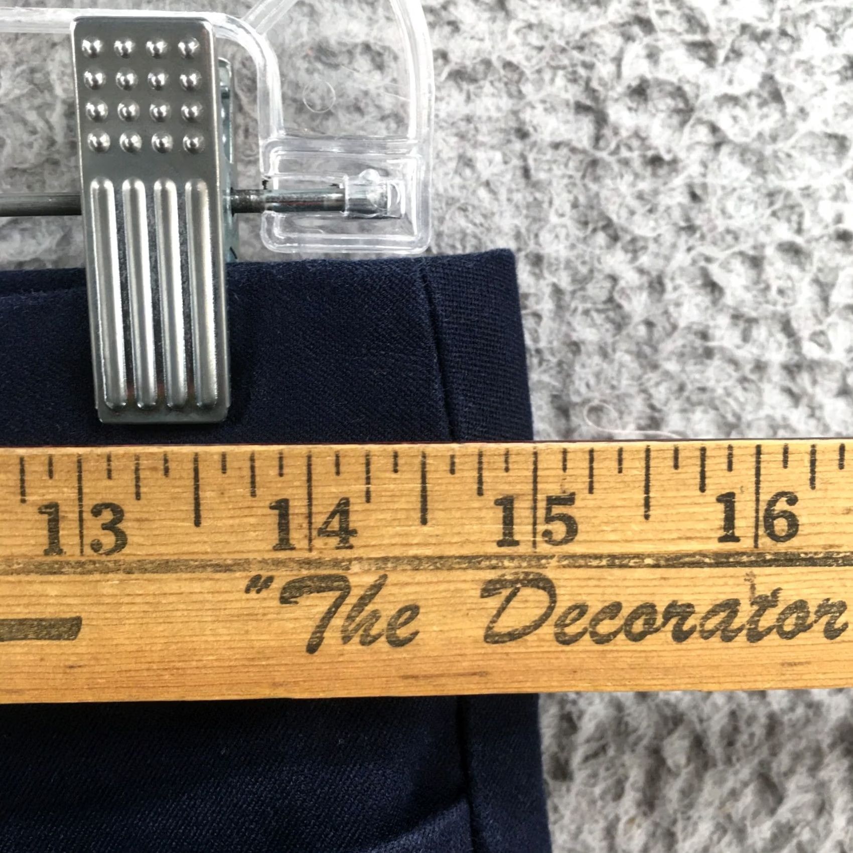 Banana Republic Banana Republic Dress Pants Womens 4P Solid Blue Mid Rise Zip Fly Pocket Casual Size 27" / US 4 / IT 40 - 5 Thumbnail