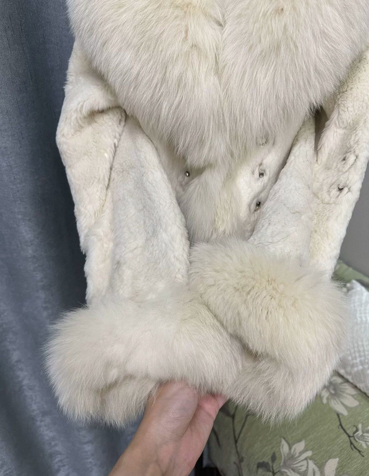 Vintage Vintage Fox & Rabbit Fur Jacket Size M / US 6-8 / IT 42-44 - 3 Thumbnail