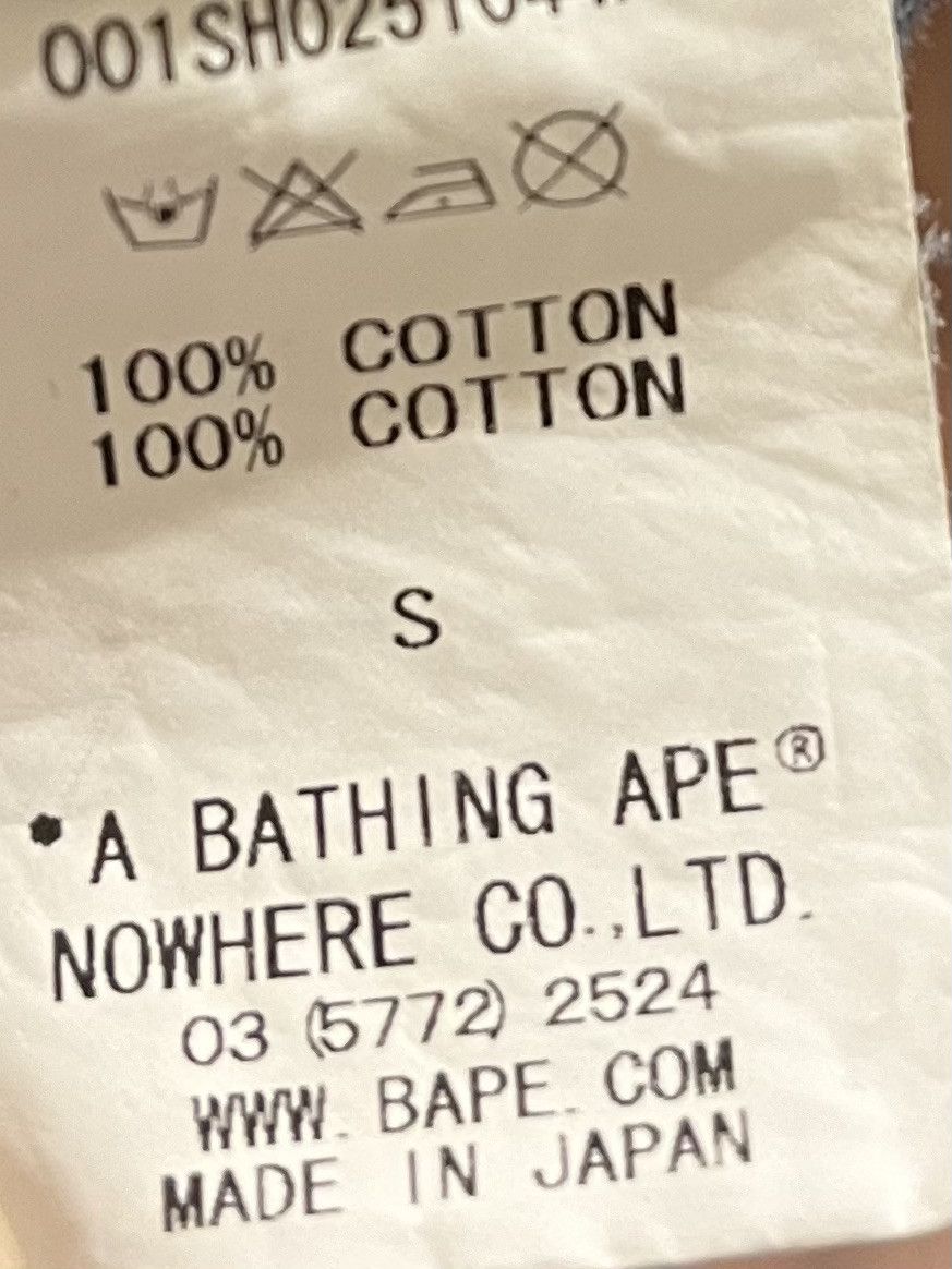 Bape Bape long sleeve button up shirt Size US S / EU 44-46 / 1 - 3 Thumbnail