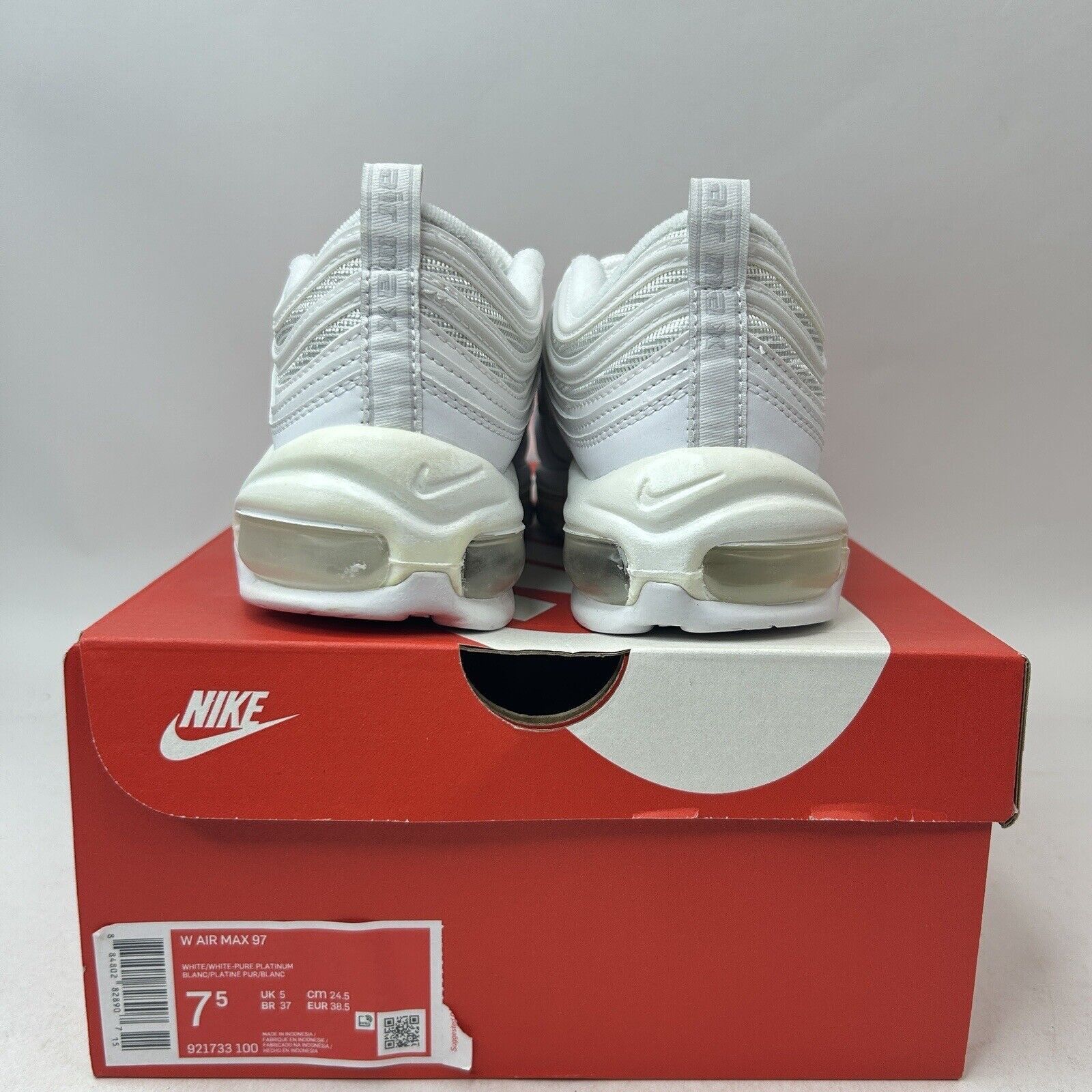 Nike Nike Air Max 97 WMNS “Triple White Platinum” 2024 Size US 7.5 / IT 37.5 - 4 Thumbnail