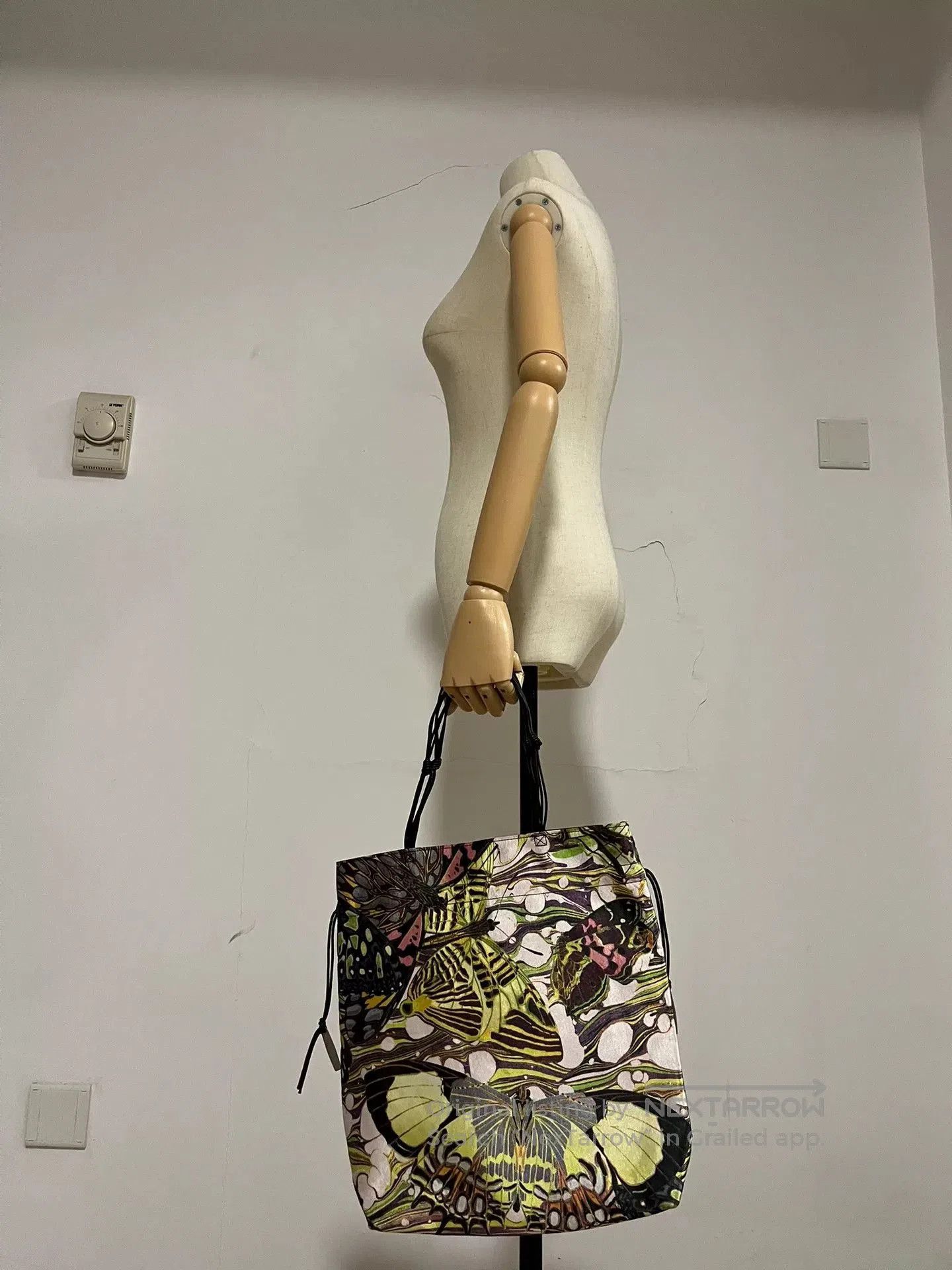Jean Paul Gaultier Jean Paul Gaultier Butterfly Drawstring Handbag. Size ONE SIZE - 3 Thumbnail