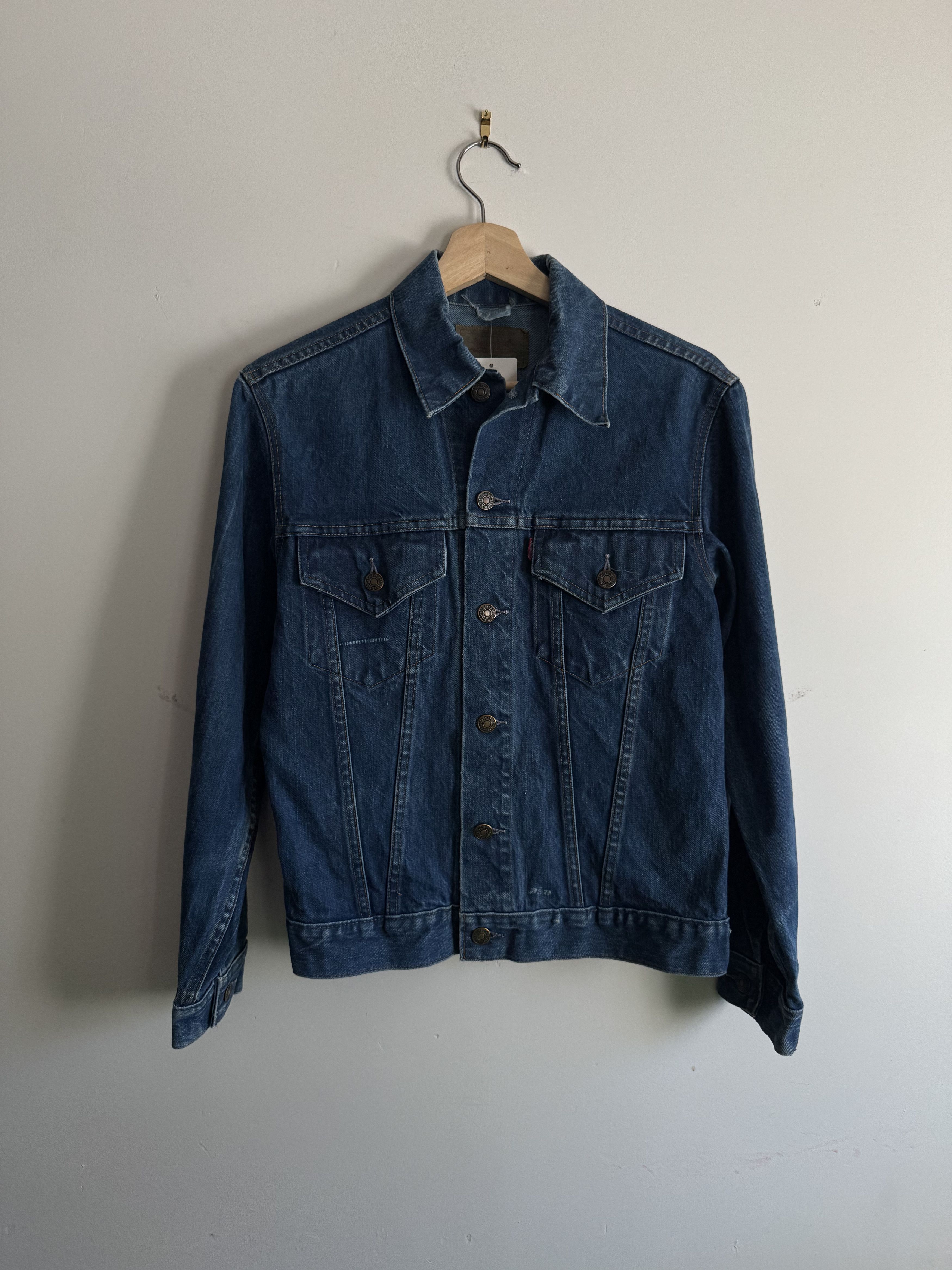 Vintage 60/70s Levis Big E 350 Made In Macau Jacket Size Xs in Blue, Men's