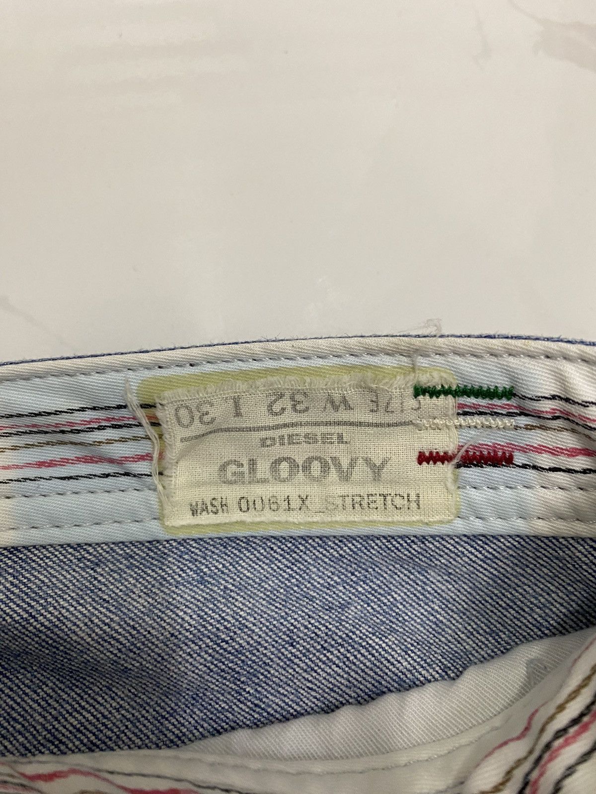 Dior 🔥VINTAGE DIESEL INDUSTRY GLOOVY SLIM CUT DISTRESSED DENIM Size US 34 / EU 50 - 8 Thumbnail