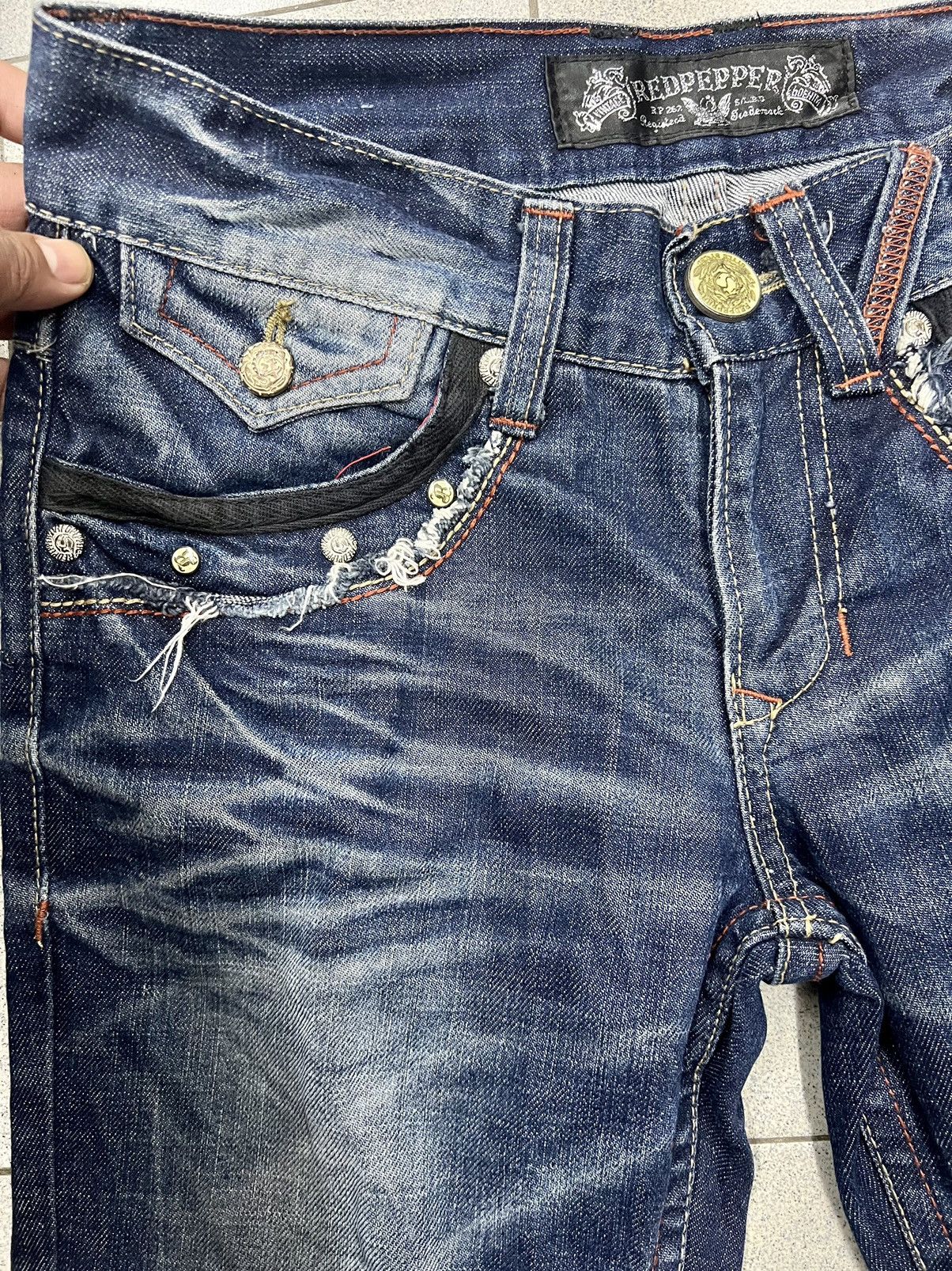 Hysteric Glamour Redpepper Seditionaries Distressed Jeans Size US 32 / EU 48 - 6 Thumbnail