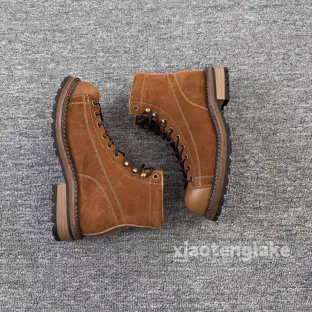 Vintage Unisex outdoor utility workwear hiking mountain boots shoes Size US 9 / EU 42 - 1 Thumbnail