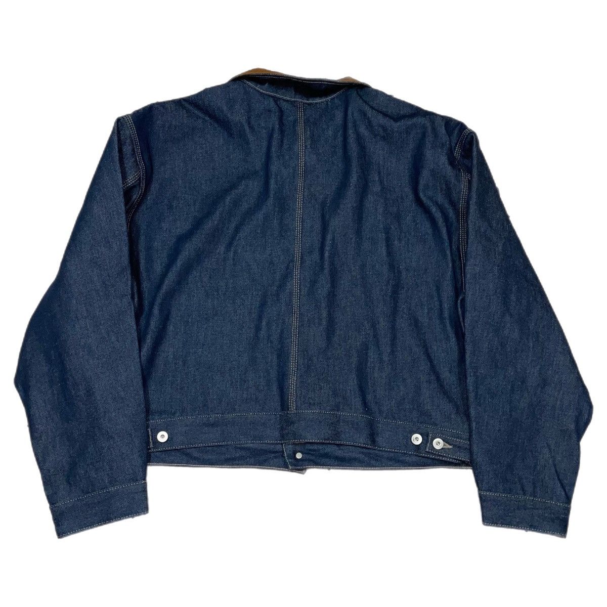 Los Angeles Apparel × Yeezy Yeezy Season Raw Denim Jacket Sample Flannel Lined Size US L / EU 52-54 / 3 - 5 Thumbnail