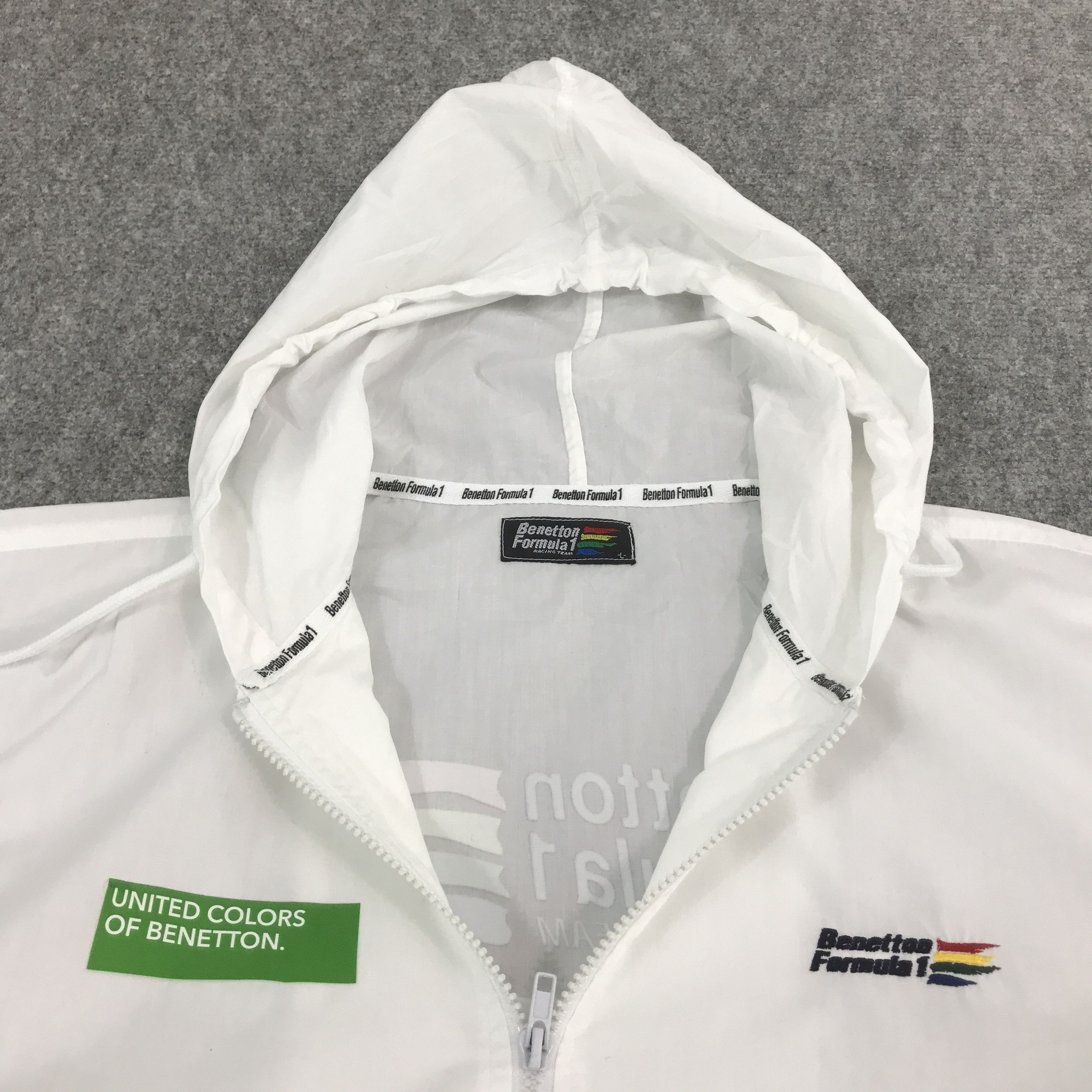 Benetton × United Colors Of Benetton BENETTON FORMULA 1 RACING TEAM HOODIES JACKET Size US L / EU 52-54 / 3 - 7 Thumbnail