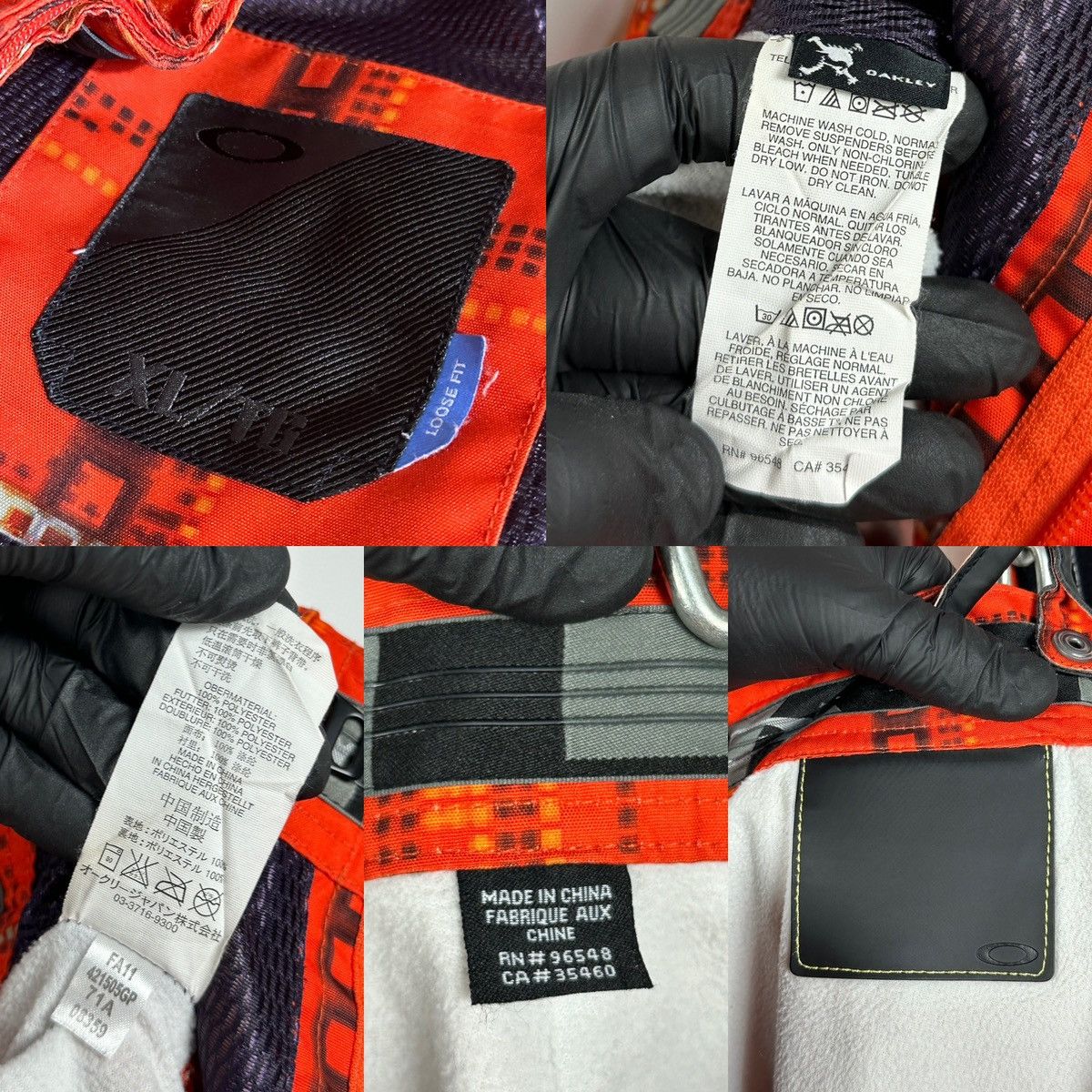 Oakley 00s Vintage Oakley Ski Snowboard Cargo Pants Size US 36 / EU 52 - 25 Thumbnail